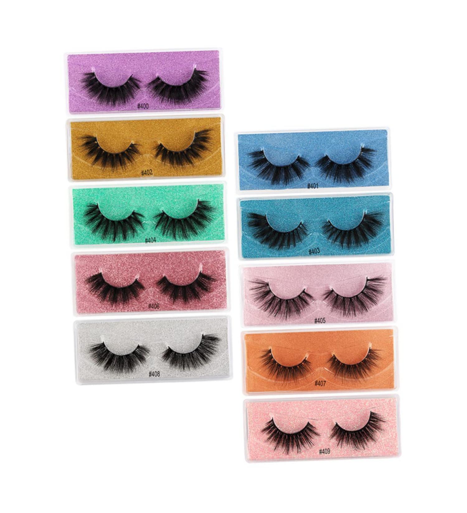 FRCOLOR 10 Pairs False Eyelashes Eyelash Lash Cosmetics Make up Accessories Girls' Accessories Makeup Accessories Trendy Makeup Beauty Makeup Eyelashes Princess Style Imitation 3d - Buy Online on GoSupps.com