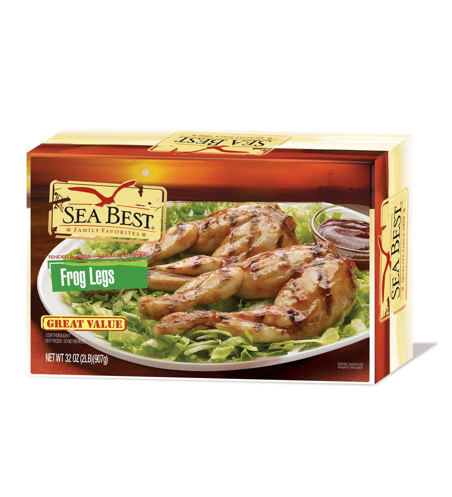 Sea Best Frog Legs - 2 Pound Retail Box | Fresh and Delicious - Buy Online on GoSupps.com