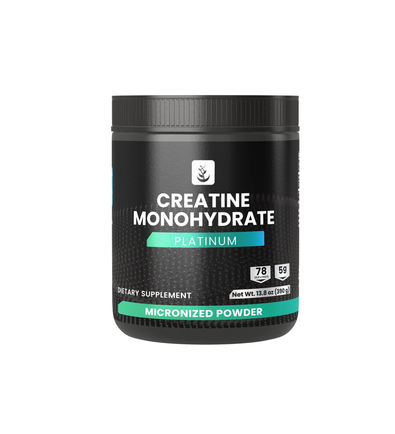 Pure Original Ingredients Creatine Monohydrate Powder - Micronized Dietary Supplement 13.8 oz | International Shipping Available - Buy Online on GoSupps.com