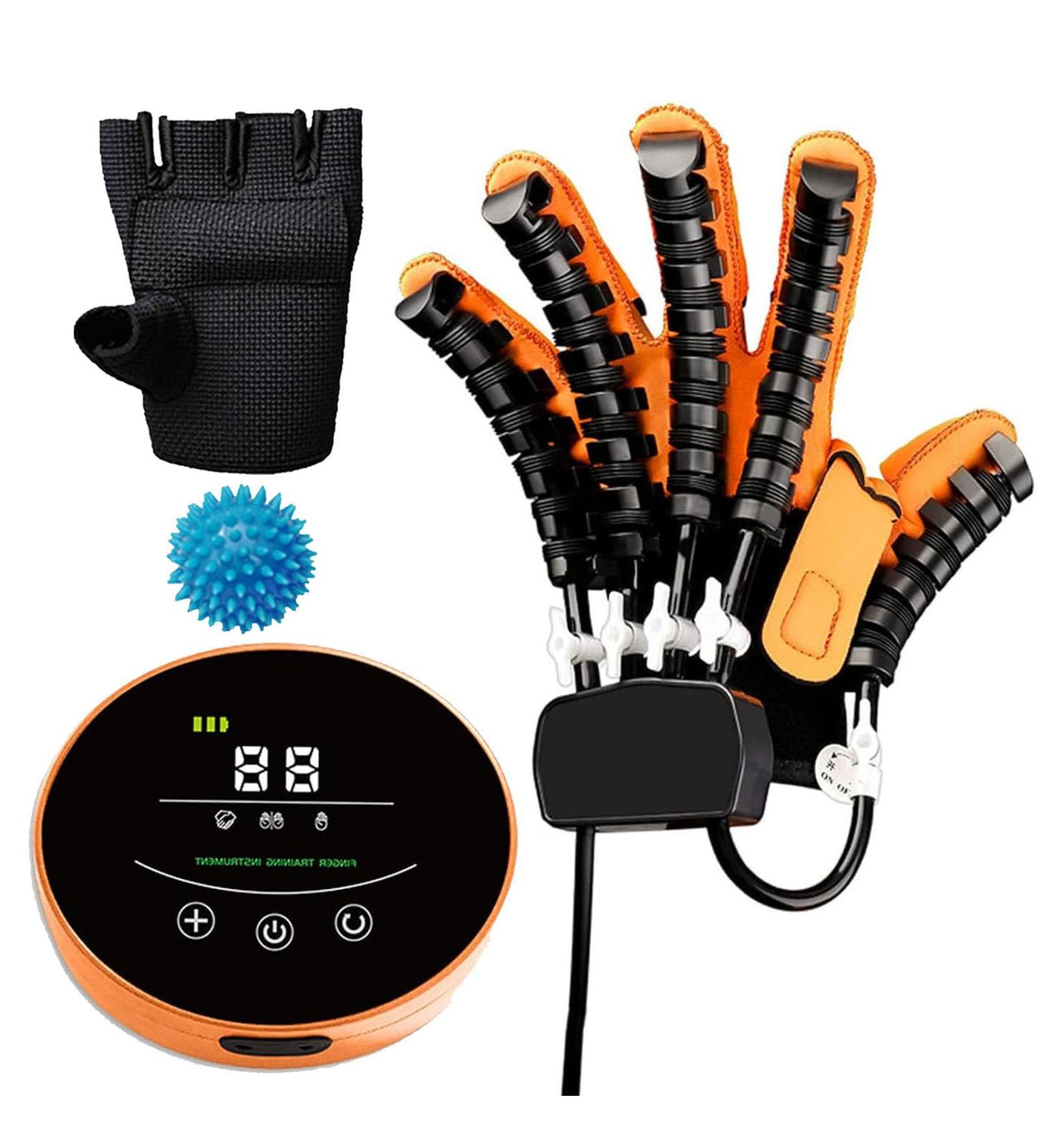 Rehabilitation Robot Gloves Mobility Finger Training Equipment Finger Function Rehabilitation Trainer for Arthritis Stroke Hemiplegia Patients(Size:M Color:Left Hand) Medium Left Hand - Buy Online on GoSupps.com