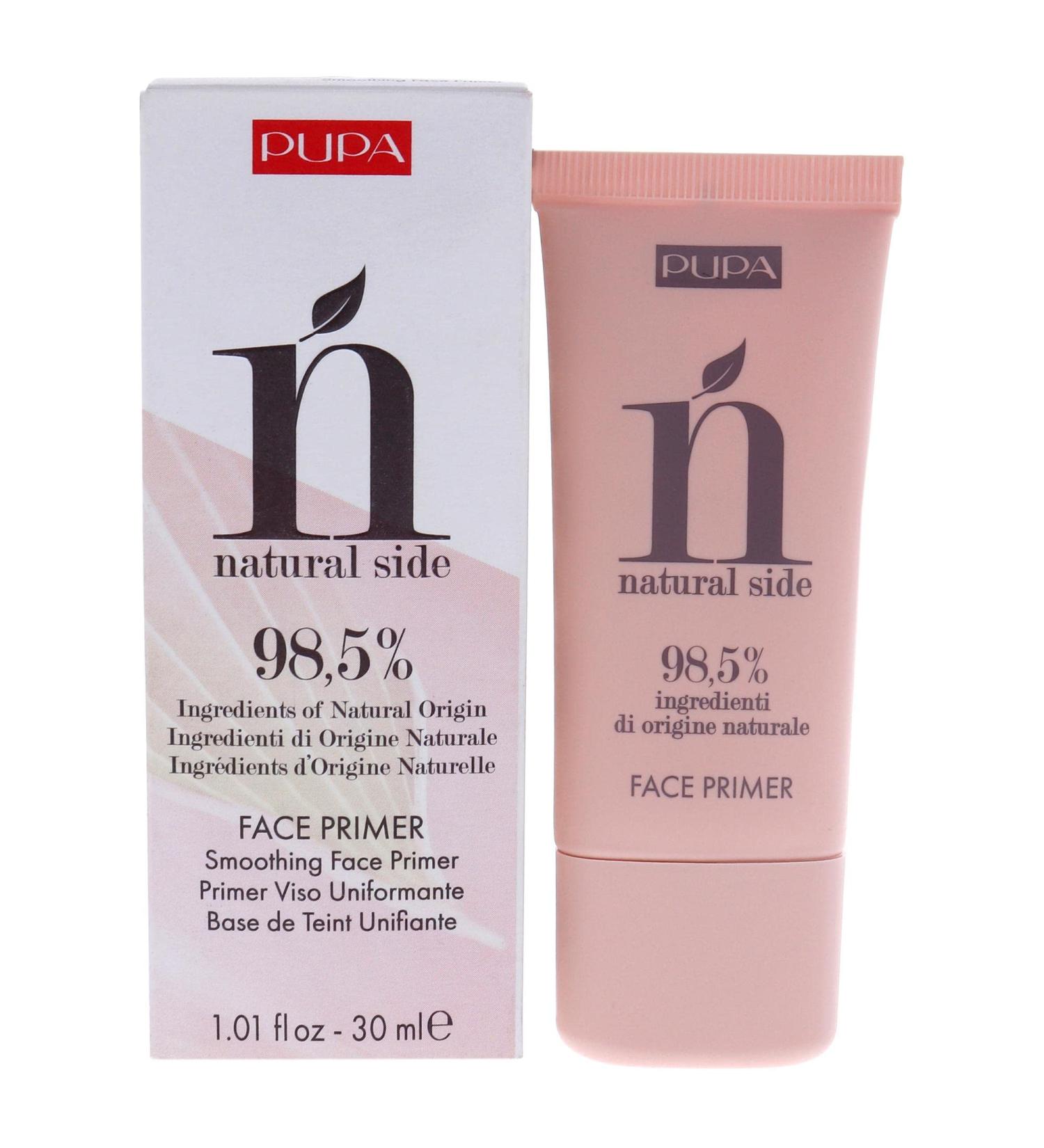 PUPA Milano Natural Side Face Primer | Smoothing Makeup Base | Nourishing Natural Ingredients | Perfect Canvas for Makeup | 1.01 Oz - Buy Online on GoSupps.com