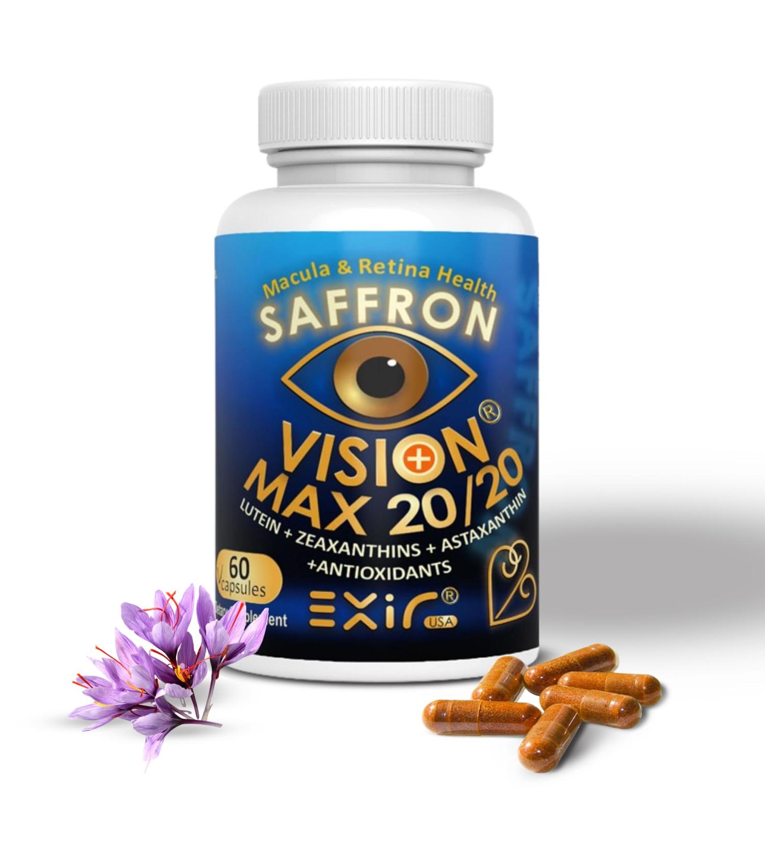 Eye Supplement | Astaxantin, Saffron, Lutein, Zeaxanthin | Supports General Eye Health, 60 Capsules 60 Count (Pack of 1) - Buy Online on GoSupps.com