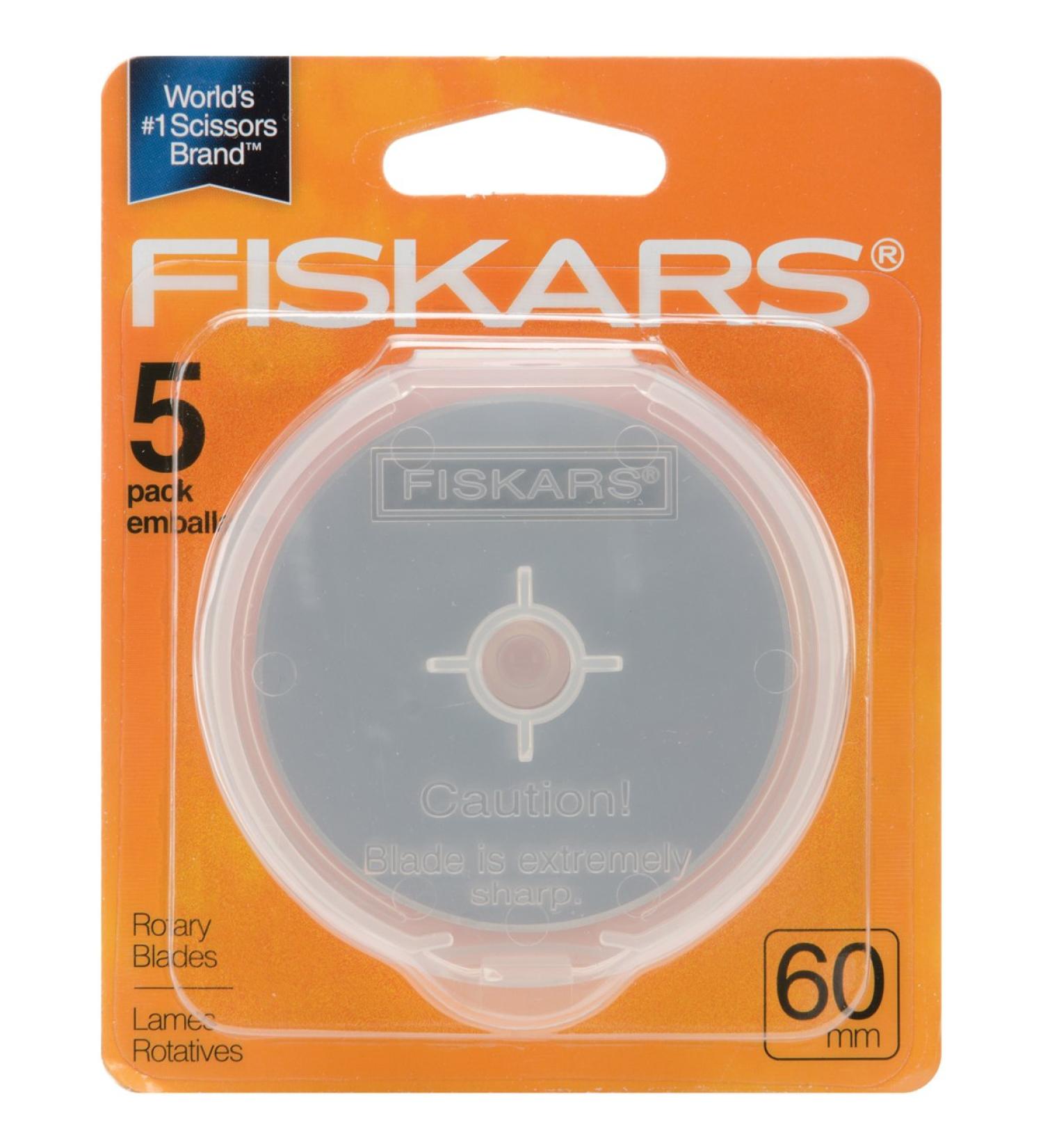 Fiskars 1004013 ROTARY BLADE-60MM 5/PKG