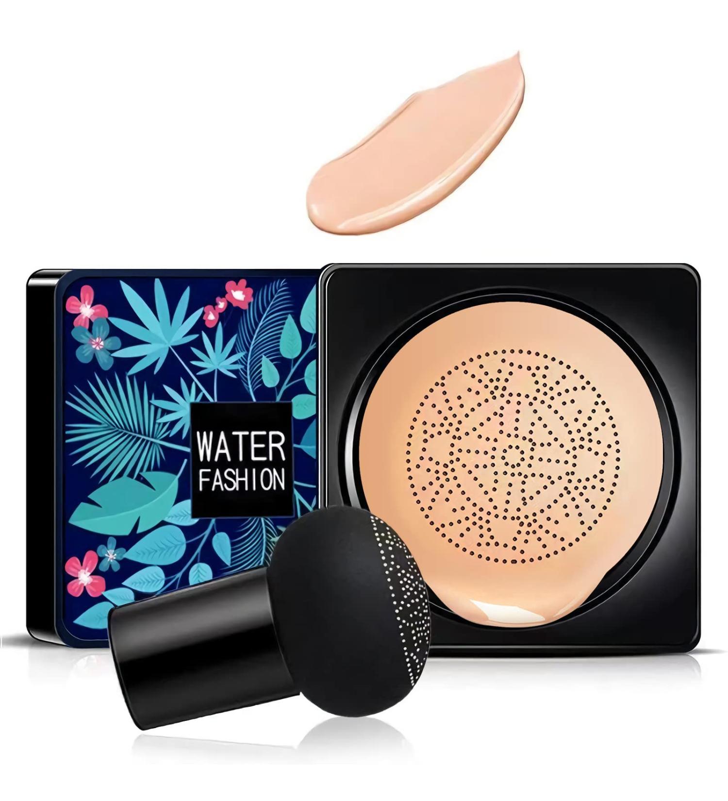 Sumeitang Mushroom Air Cushion CC Cream Liquid Foundation | Moisturizing BB Cream for Dry Skin | Even Skin Tone Makeup Base - Natural - Buy Online on GoSupps.com