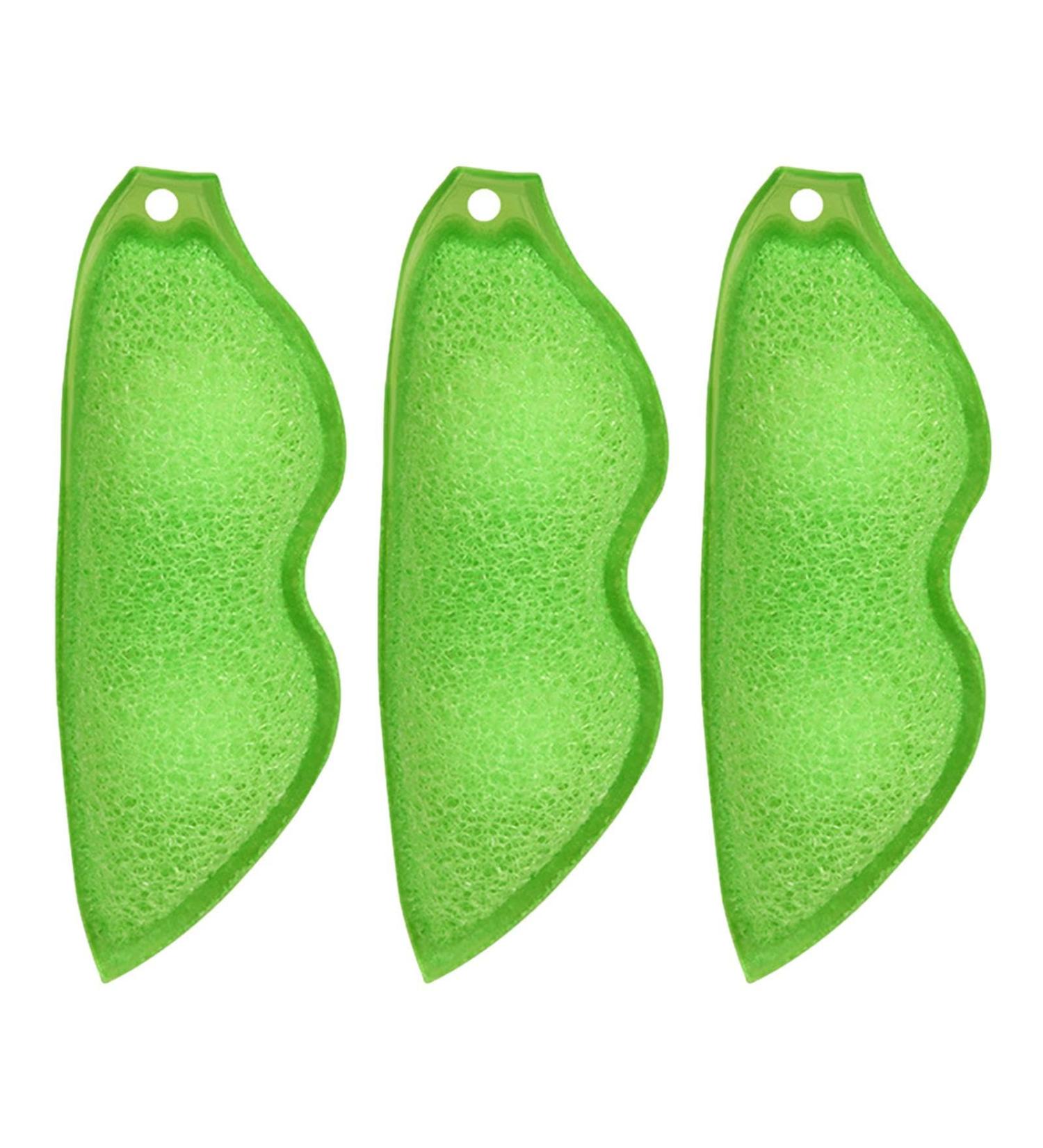 Bottle Cleaning Sponge Beans Shaped Bottle Cleaning Sponge Bottle Sponge Heat Resistance Bottle Sponge Bean Bottle Sponge with Two Aluminum Ceramic Balls Inside of Small Mouth B - Buy Online on GoSupps.com