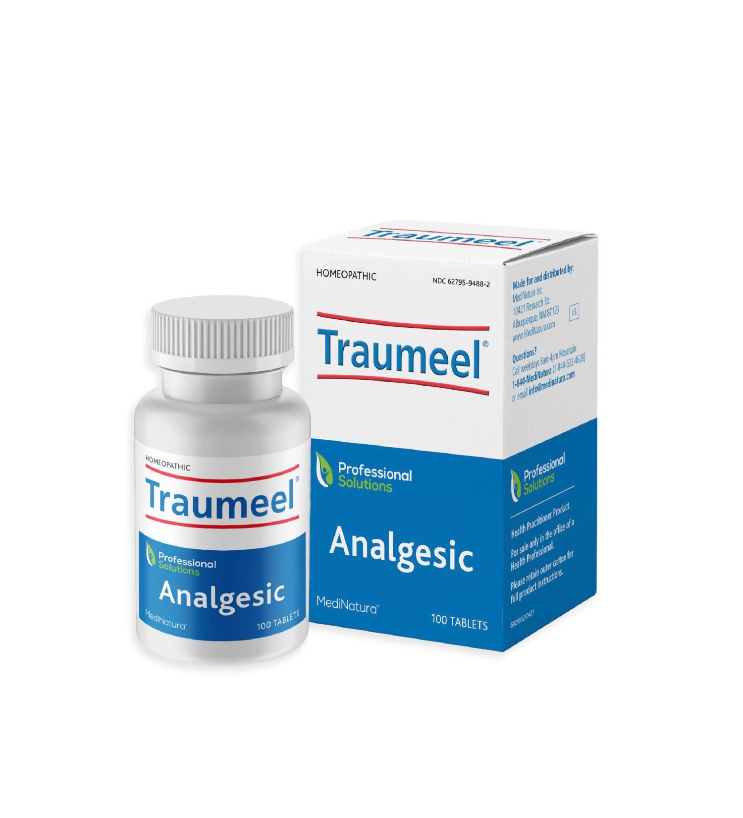Traumeel Pain Relief Tablets - Arnica + 13 Active Ingredients for Muscle, Joint, Back, Arthritis, and Injury Pain - Made in Germany - 100 Tablets - Buy Online on GoSupps.com
