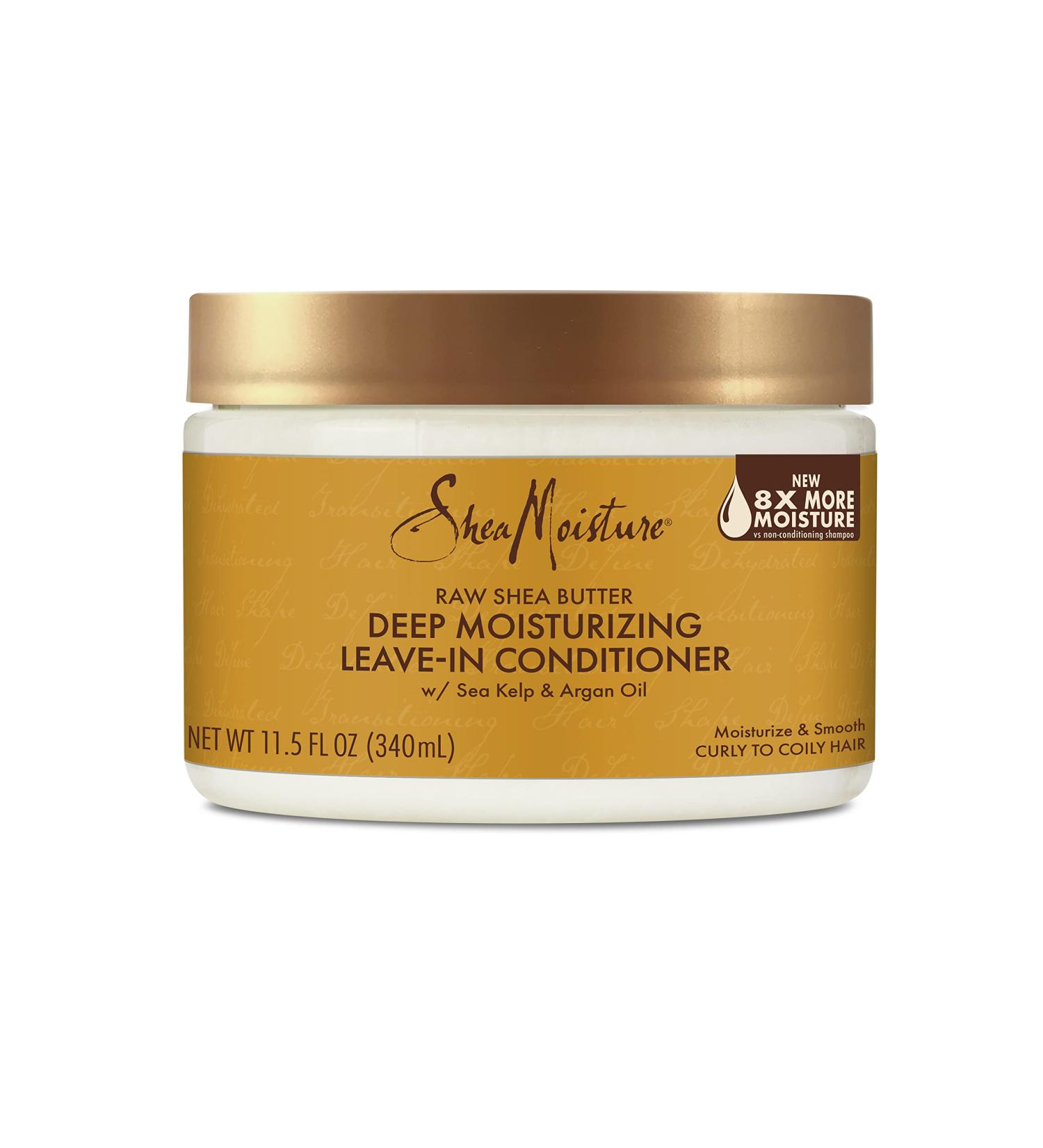SheaMoisture Raw Shea Butter Leave-in Conditioner for Curly Hair - Deep Moisturizing 11.5 oz | International Shipping Available - Buy Online on GoSupps.com