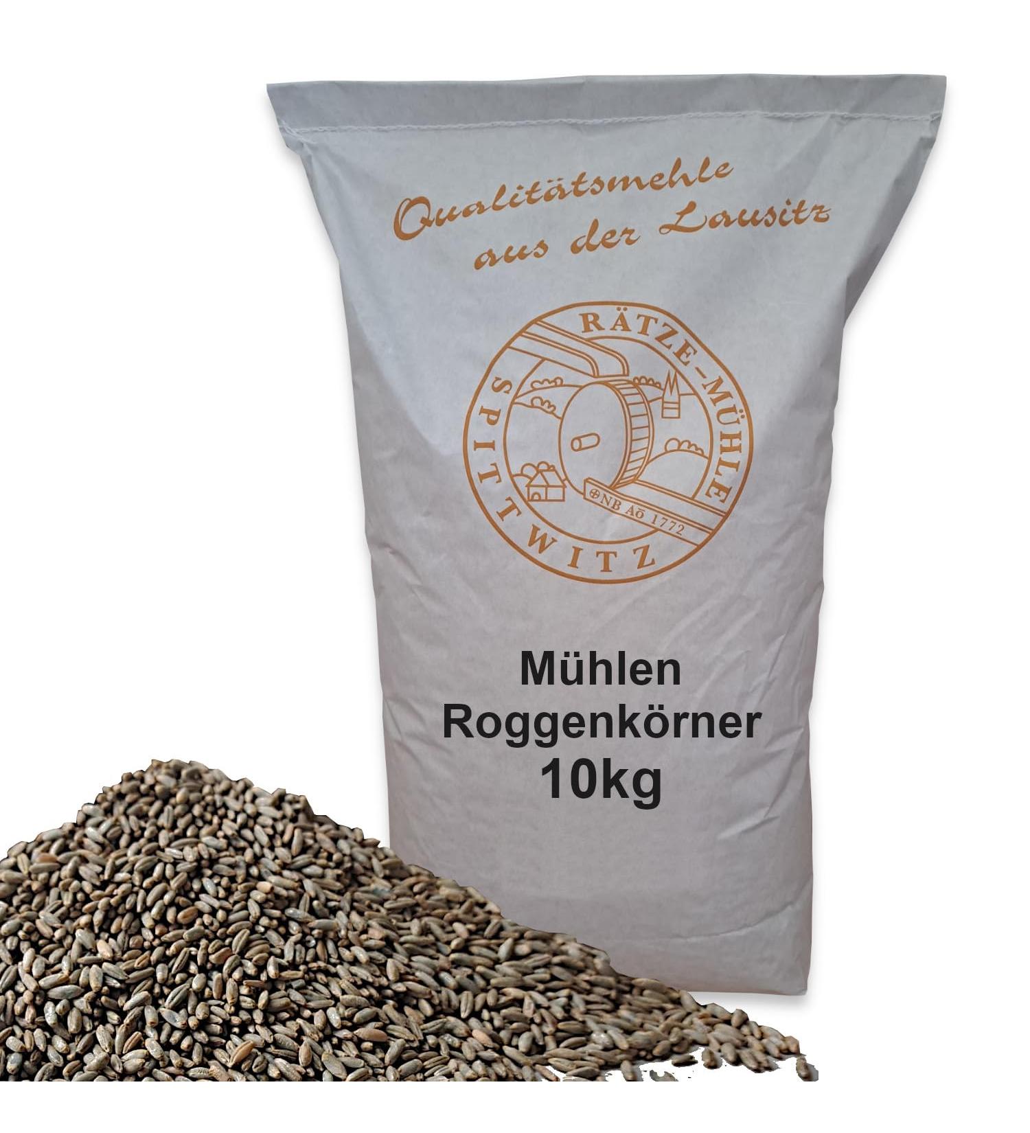 Mills Rye Grains 10kg - Fresh Whole Grain Cleaned Rye Kernels | Premium Quality from R tze Mill - International Shipping Available - Buy Online on GoSupps.com