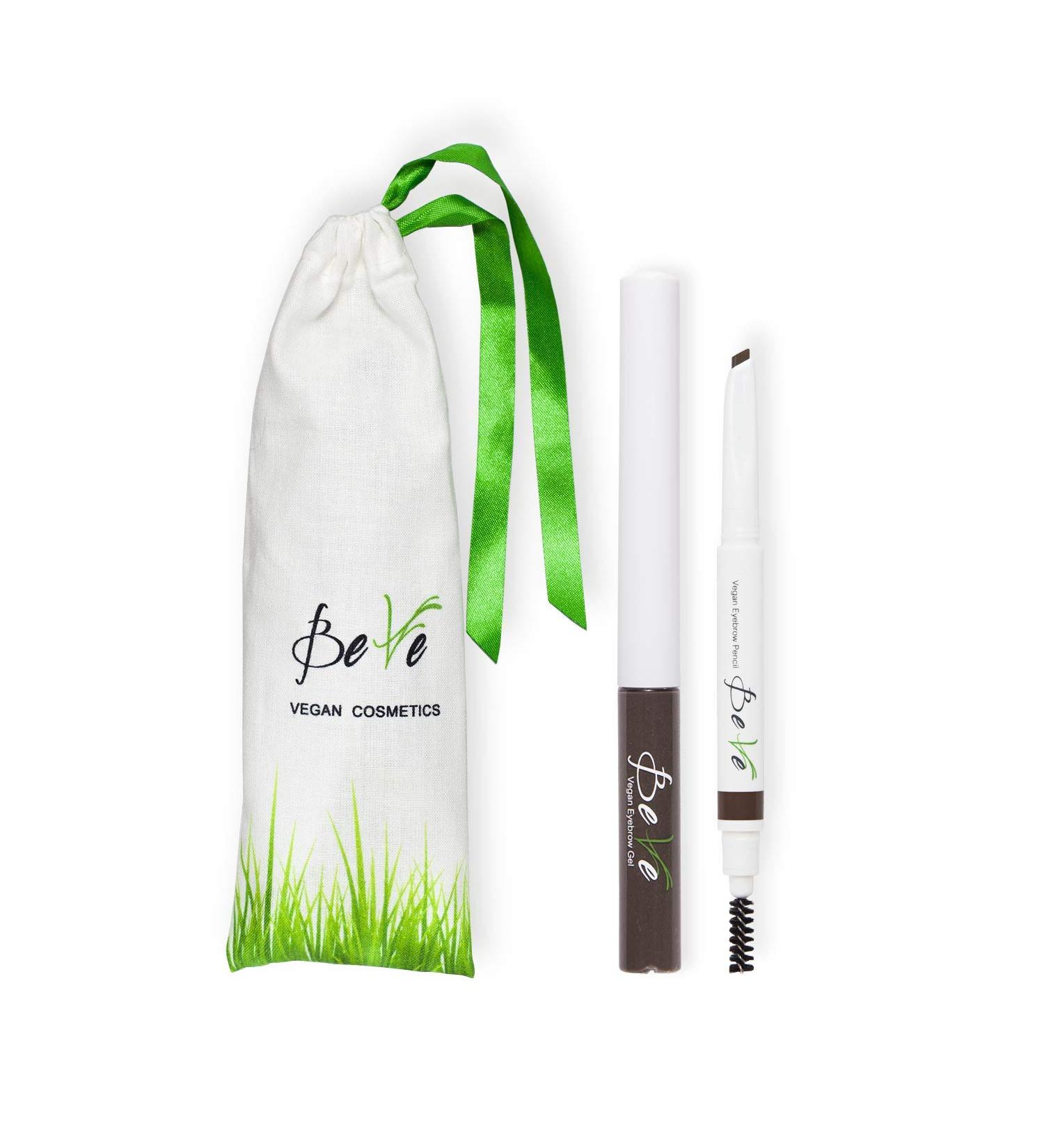 BeVe Vegan Eyebrow Gel & Pencil - Long-Lasting Eco-Friendly Brow Products for Perfect Eyebrows - Buy Online on GoSupps.com