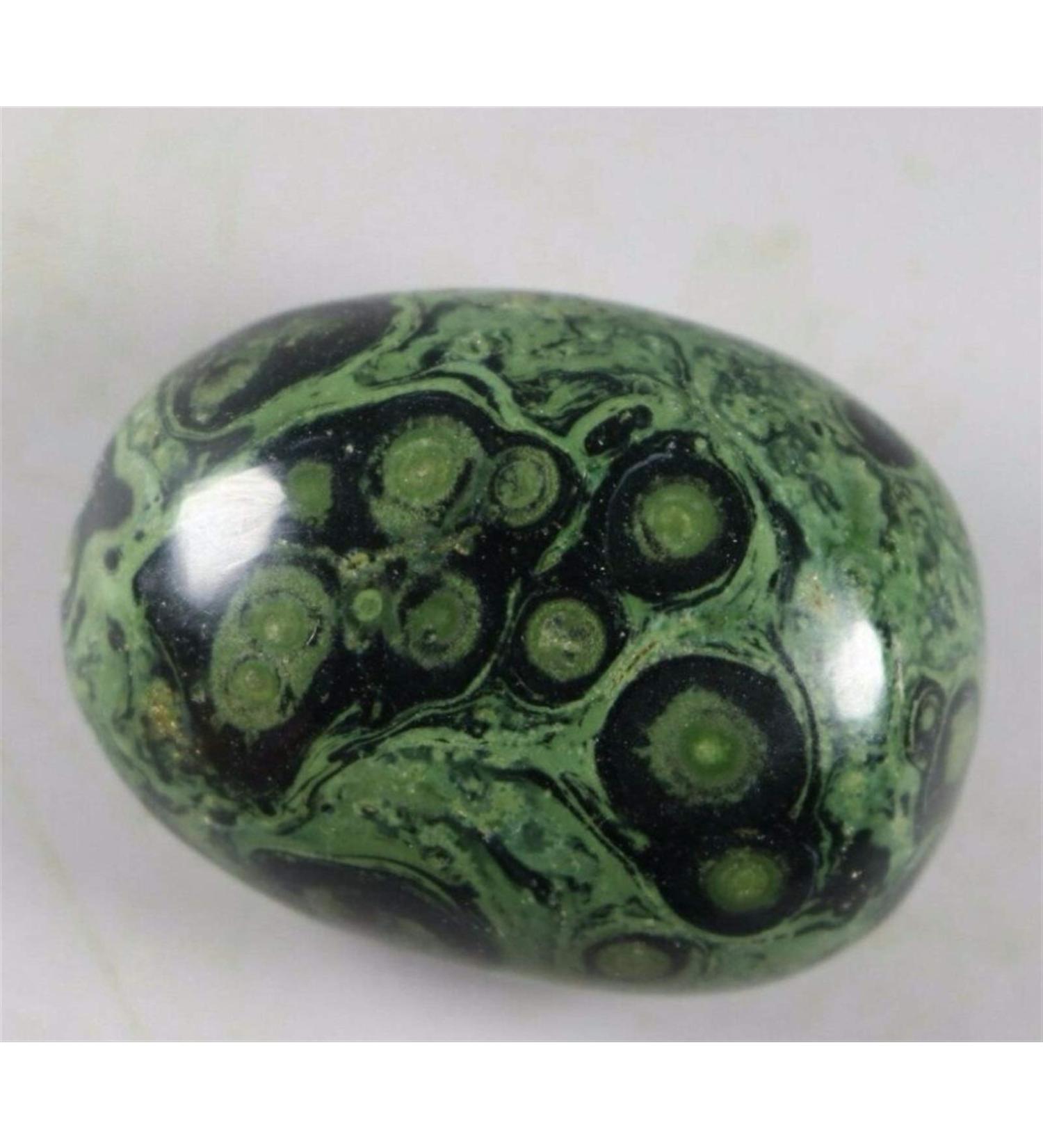 Buy TYUTYU Eye Green Jasper Stromatolite Fossil Gemstone - Unique Natural Stone for Healing & Jewelry | International Shipping Available - Buy Online on GoSupps.com