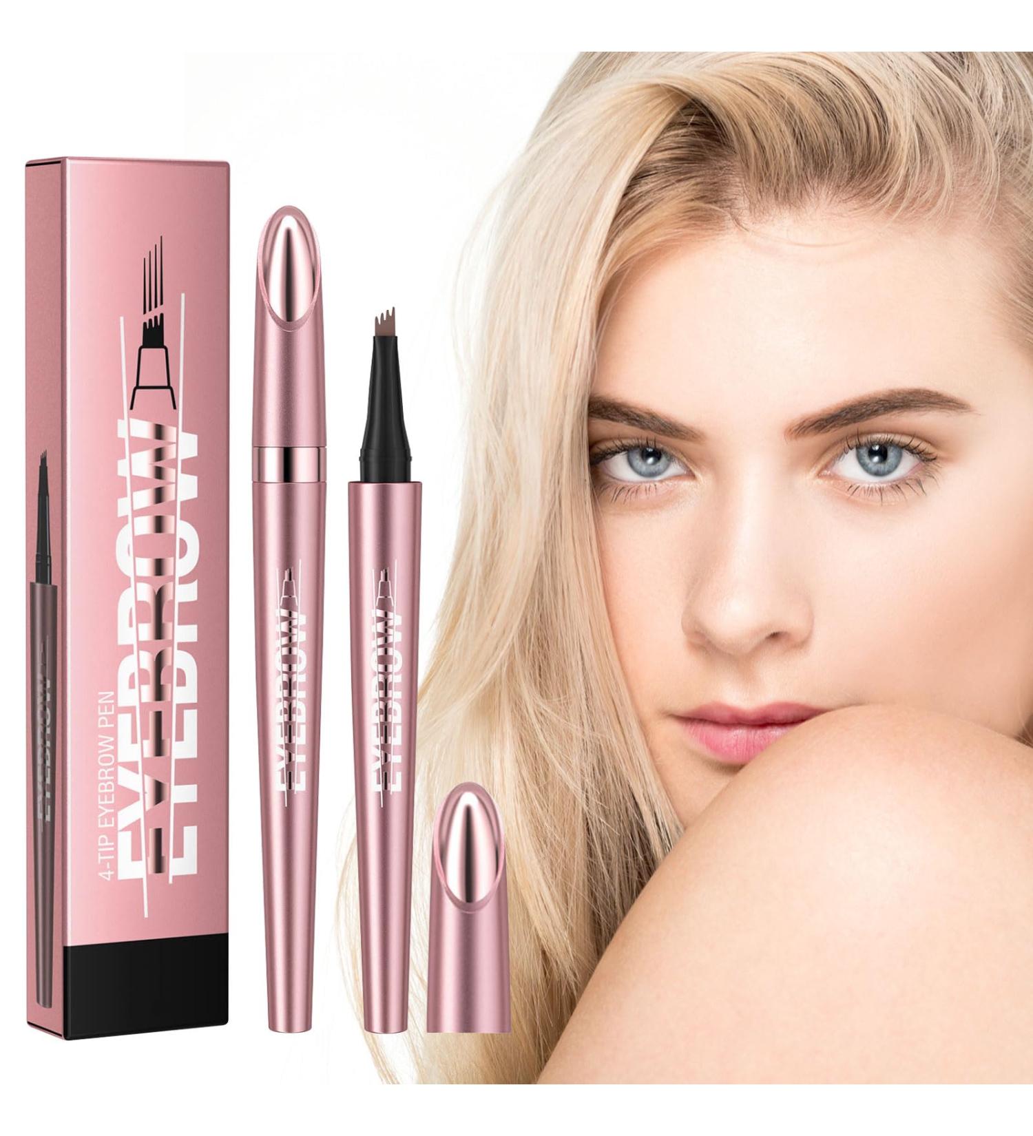 Buy Eyebrow Pencil & Microblading Pen - Waterproof Smudge-proof Long Lasting Eye Makeup - Perfect for Natural Eyebrow Hair - International Shipping Available - Buy Online on GoSupps.com