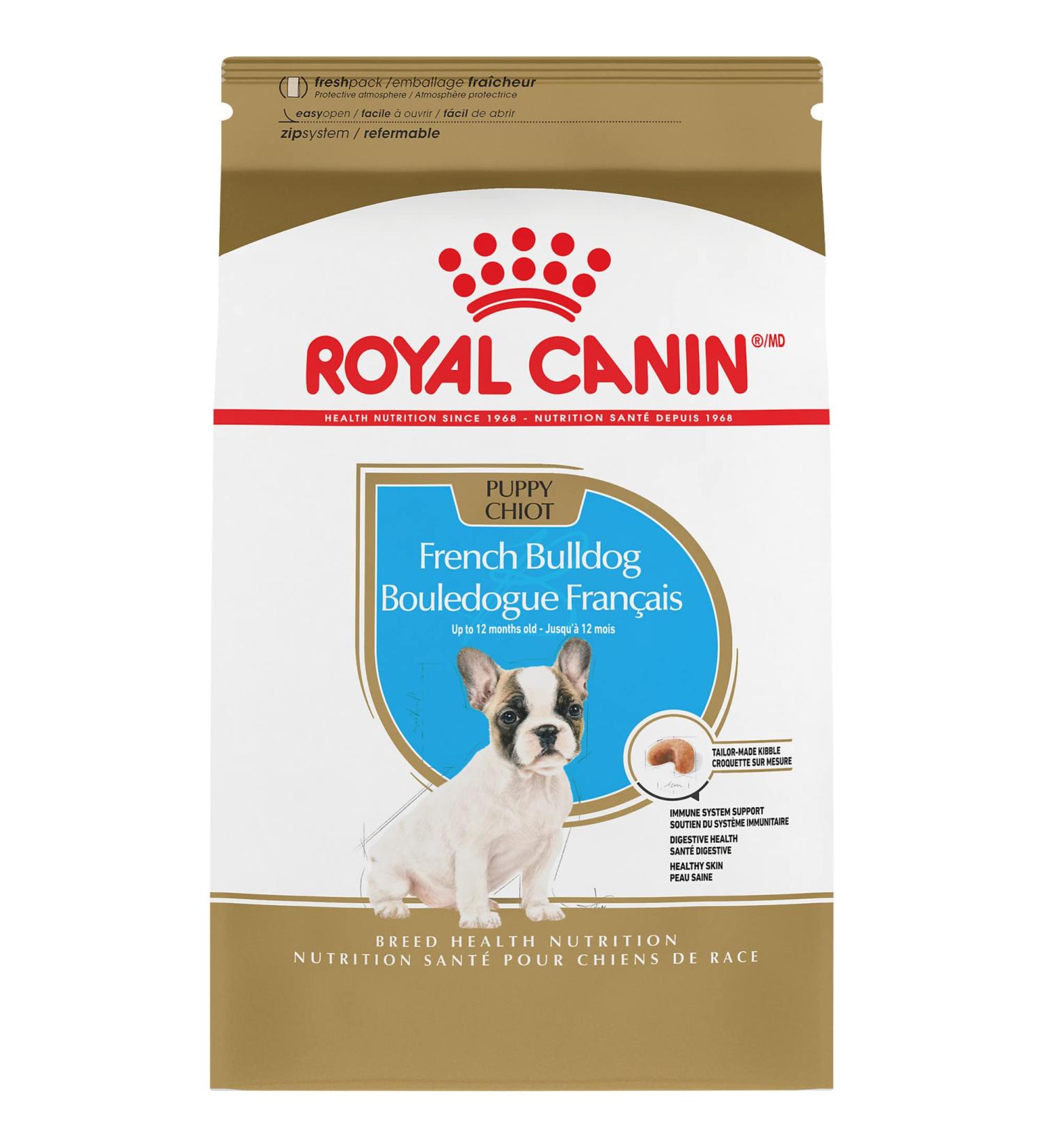 Royal Canin French Bulldog Puppy Breed Specific Dry Dog Food 3kg - Buy Online on GoSupps.com