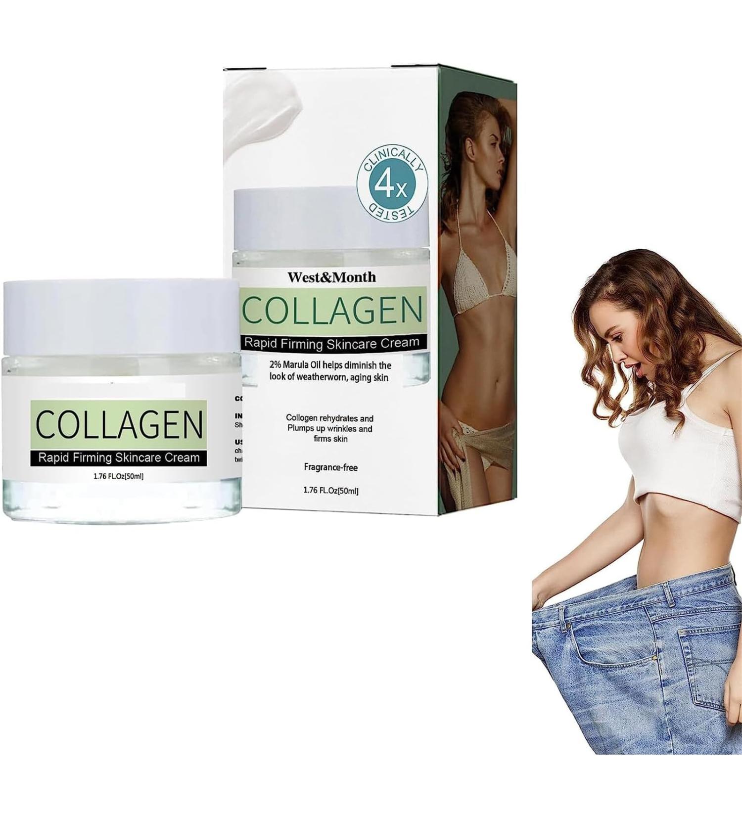 EXQST Rapid Collagen Firming and Lifting Cream Rapid Collagen Firming Skin Care Cream Anti-Aging Moisturizing Cream for Body and Face - Buy Online on GoSupps.com