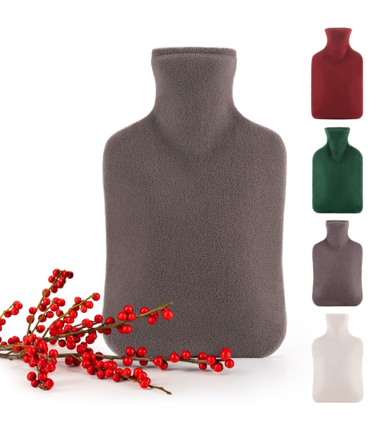 Blum Valley 1.5L Baby Heat Bottle - Gentle Polar Leaf Design Washable Natural Rubber Soft & Cozy Warm Water Bottle for Children | Gray - Buy Online on GoSupps.com