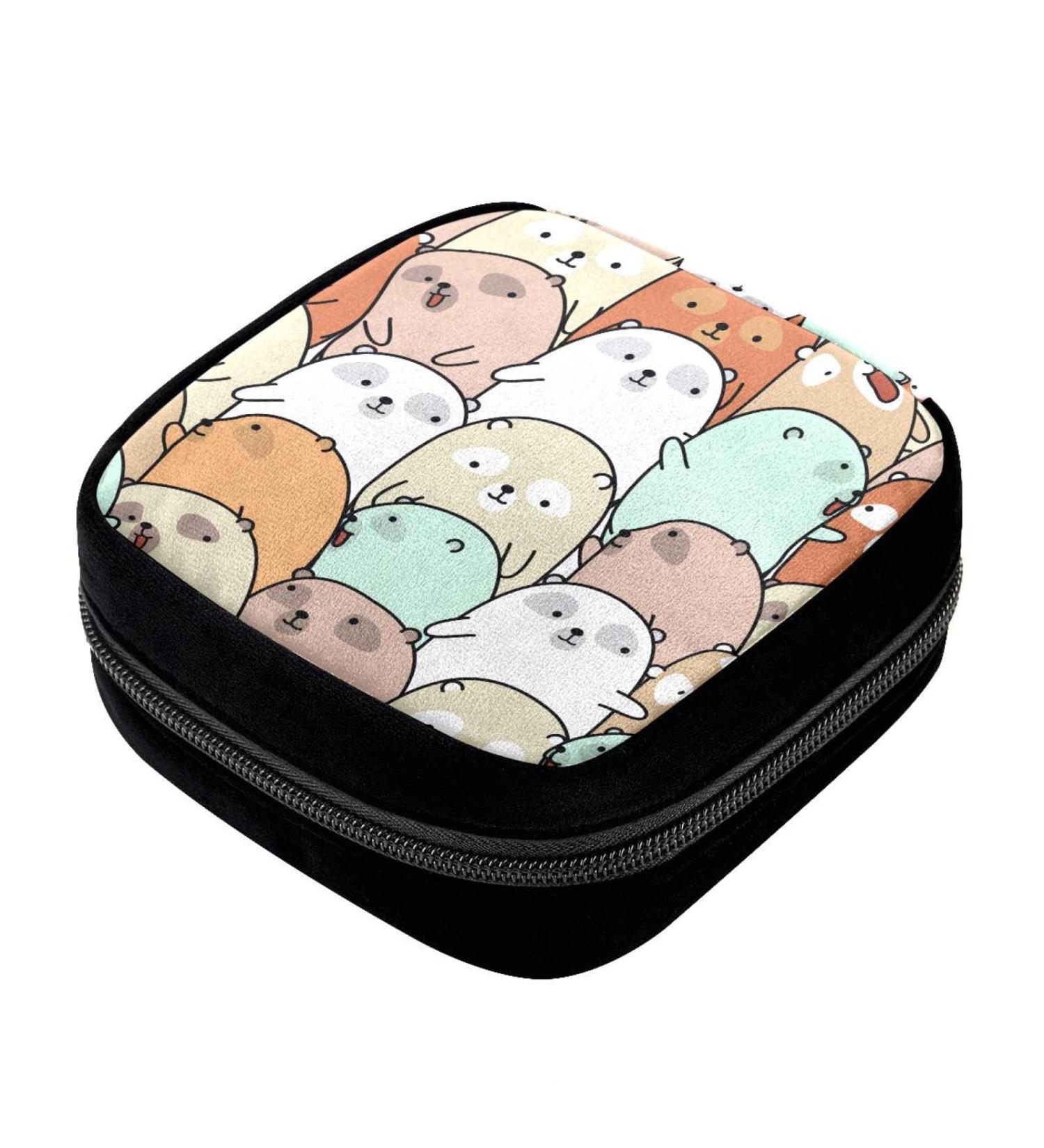 GIAPB Period Bag Sanitary Napkin Storage Pad Holder - Animal Bear Color1132 - Buy Online on GoSupps.com