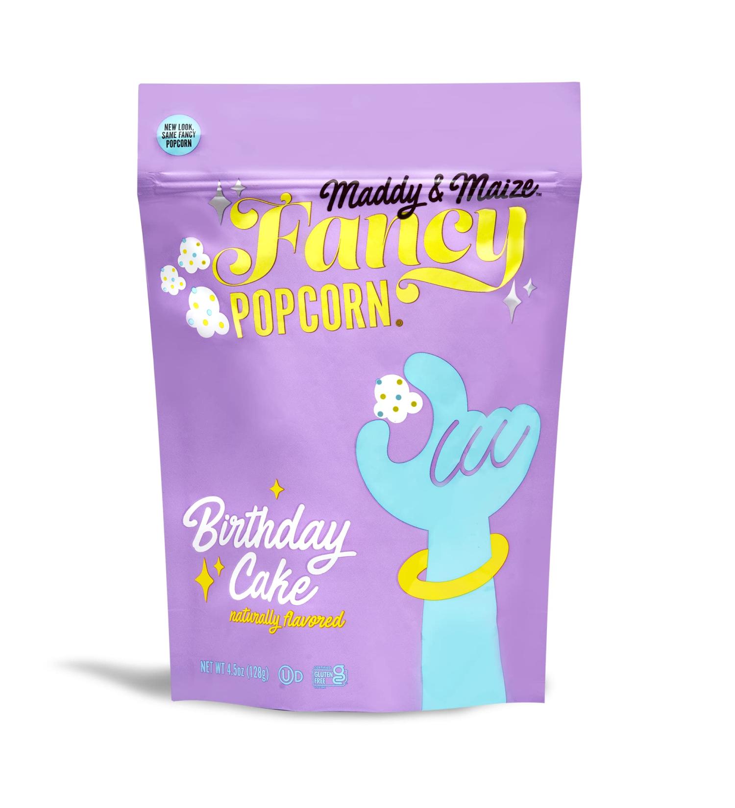 Birthday Cake Gourmet Popcorn - Maddy & Maize | Delicious Treats - Buy Online on GoSupps.com