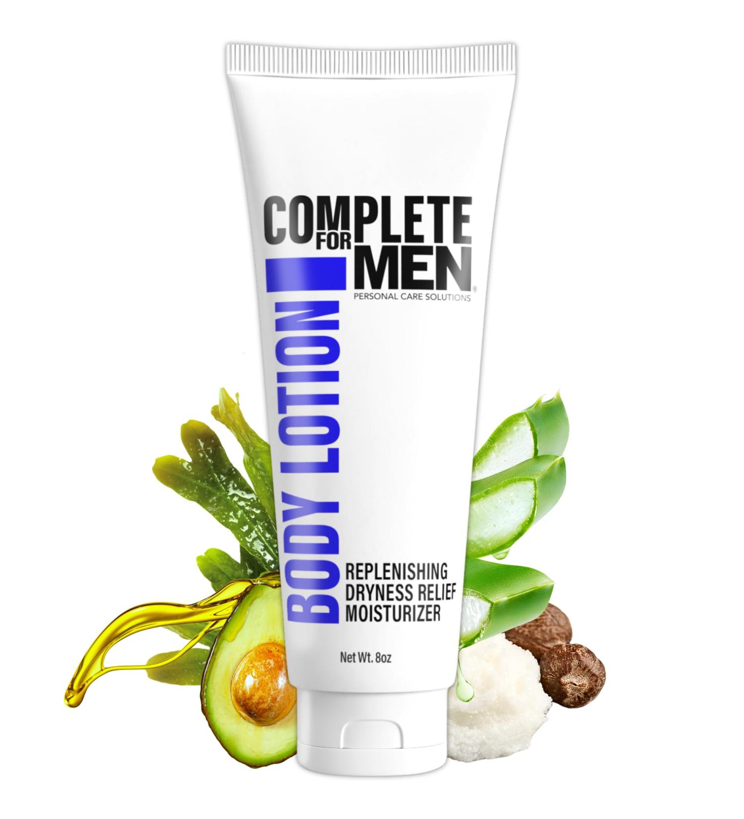 Best Men's Body Lotion for Dry Skin | Non-Greasy Moisturizer with Shea Butter & Aloe Vera | 24 Hour Hydration - Buy Online on GoSupps.com