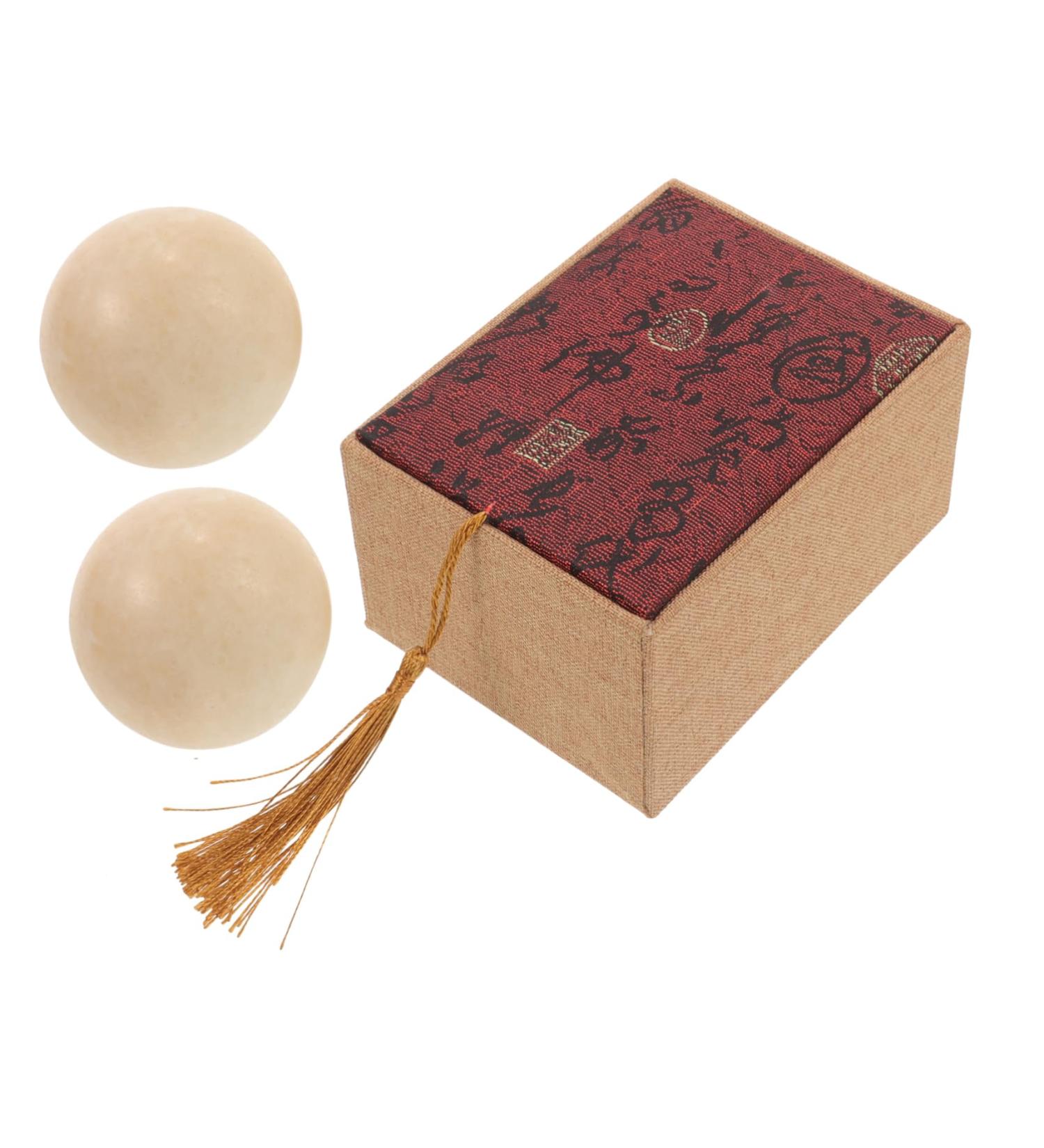 Buy Gatuida Jade-Fitness Handball Massage Balls - Portable Outdoor Massage Devices & Decorative Nuwa-Stone Box - Buy Online on GoSupps.com