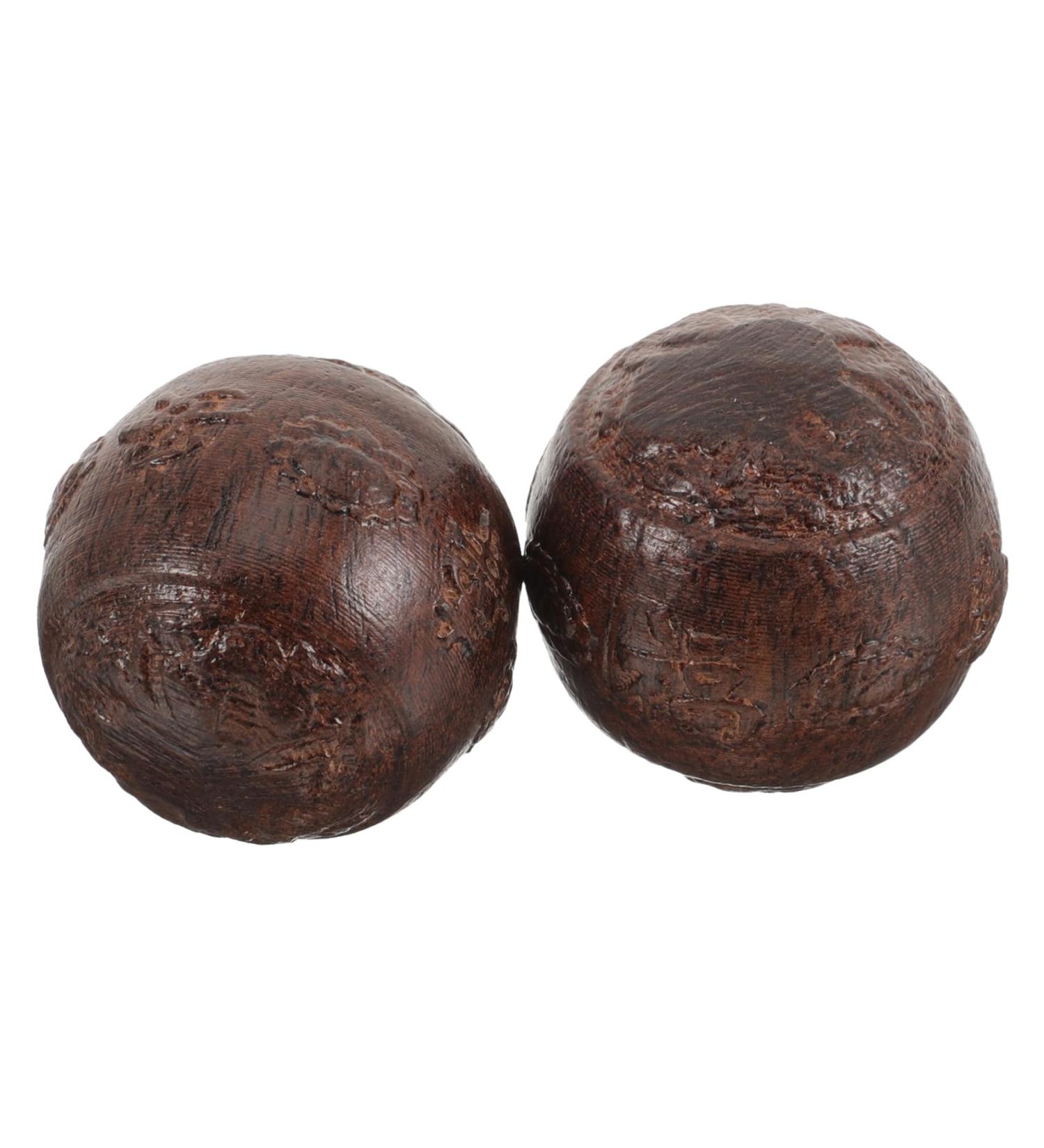 Frcolor Health Hand Training Balls - Wooden Exercise Balls for Strength & Stability | International Shipping - Buy Online on GoSupps.com