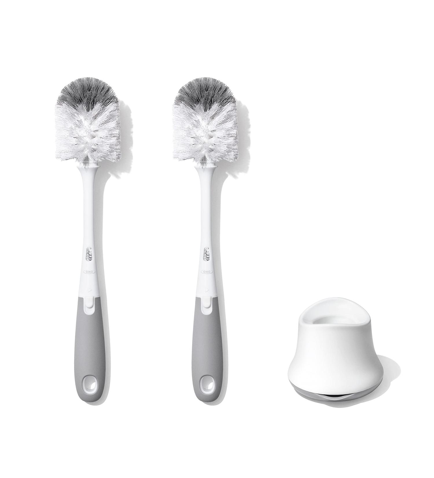 Oxo Dead Bottle Brush Set - Easy Cleaning for Bottles & Hard-to-Reach Spaces | International Shipping Available - Buy Online on GoSupps.com