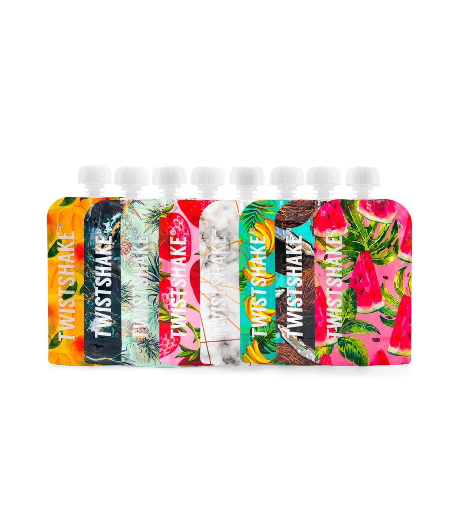 Twistshake Squeeze sachet 100ml 8x BUNDLE