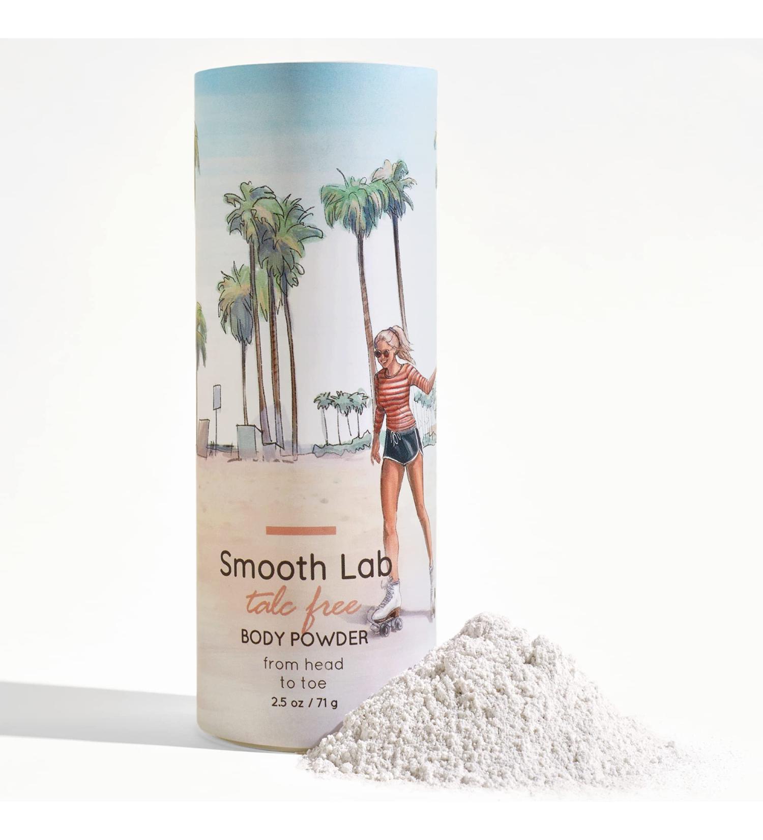 Smooth Lab Talc-Free Body Powder Fragrance-Free Pre-Waxing Dusting Powder for Women | Organic & Unscented Formula for Hair Removal & Moisture Absorption - Buy Online on GoSupps.com