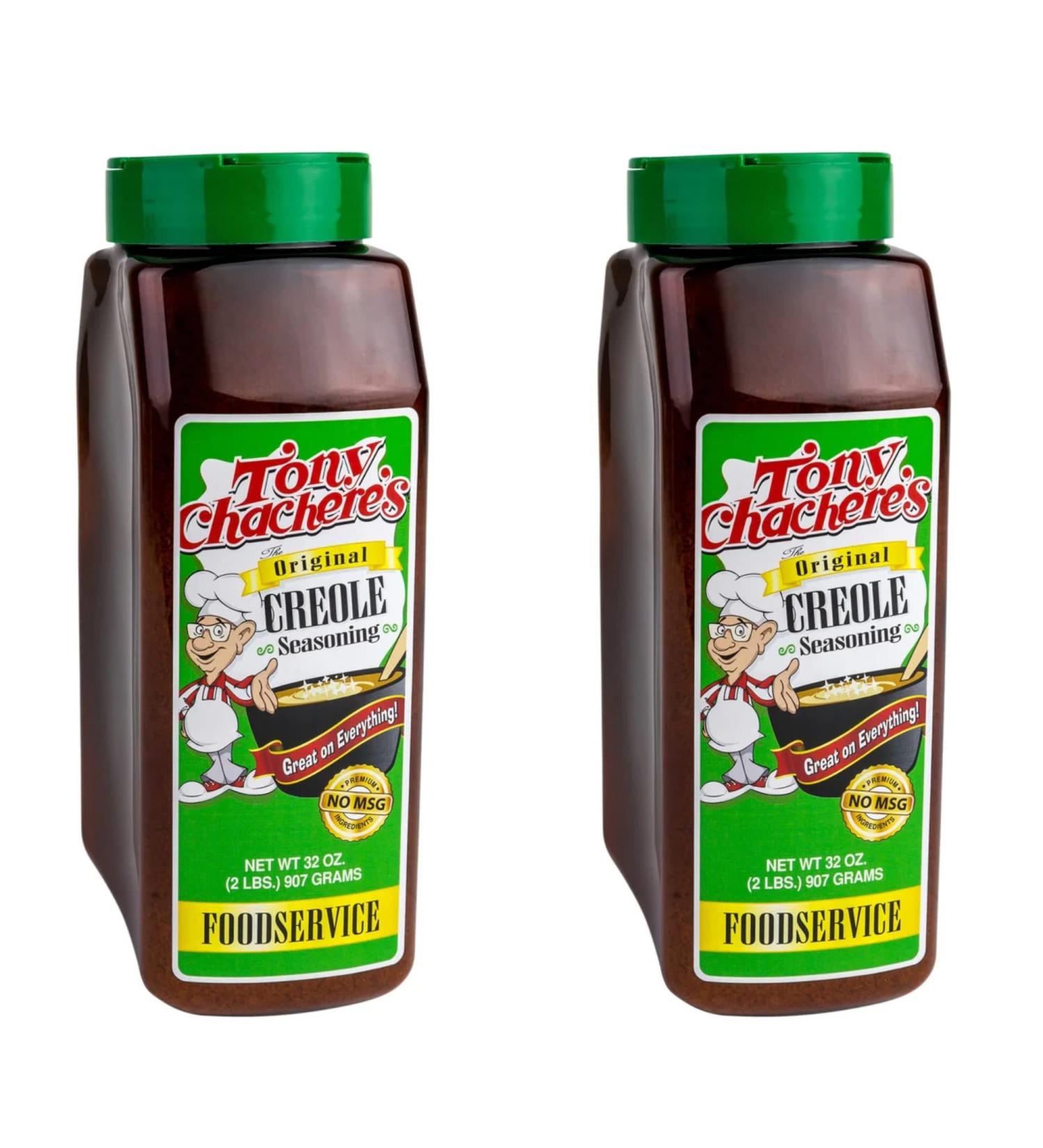 Tony Chachere's 32oz Original Seasoning Foodservice Size - 2 Pack | Authentic Cajun Flavor - Buy Online on GoSupps.com
