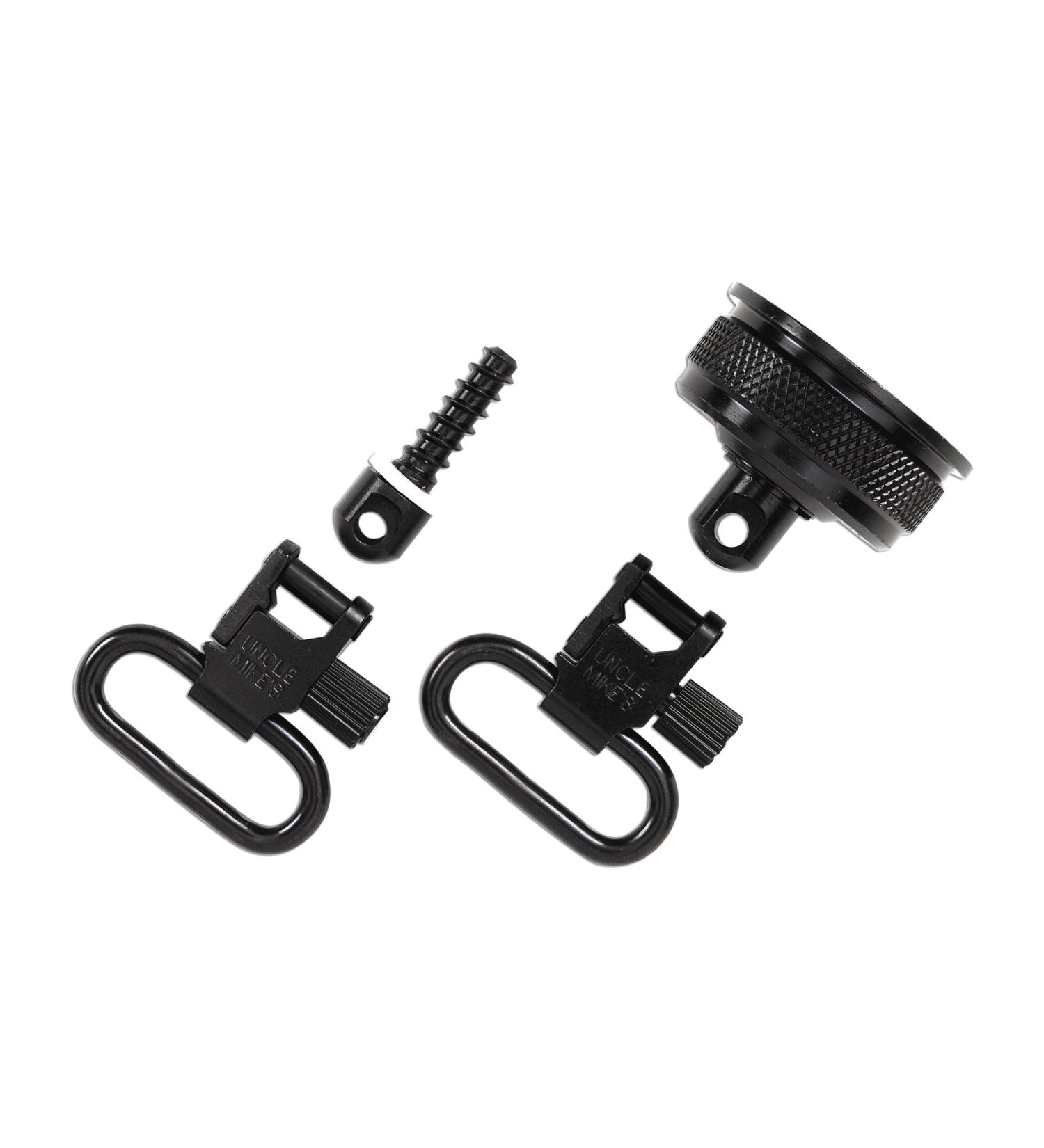 Uncle Mike's Quick Detach Swivels QD REM 870 12 Gauge Blued 1 External Ratchet Cap Set - 18012 - Buy Online on GoSupps.com