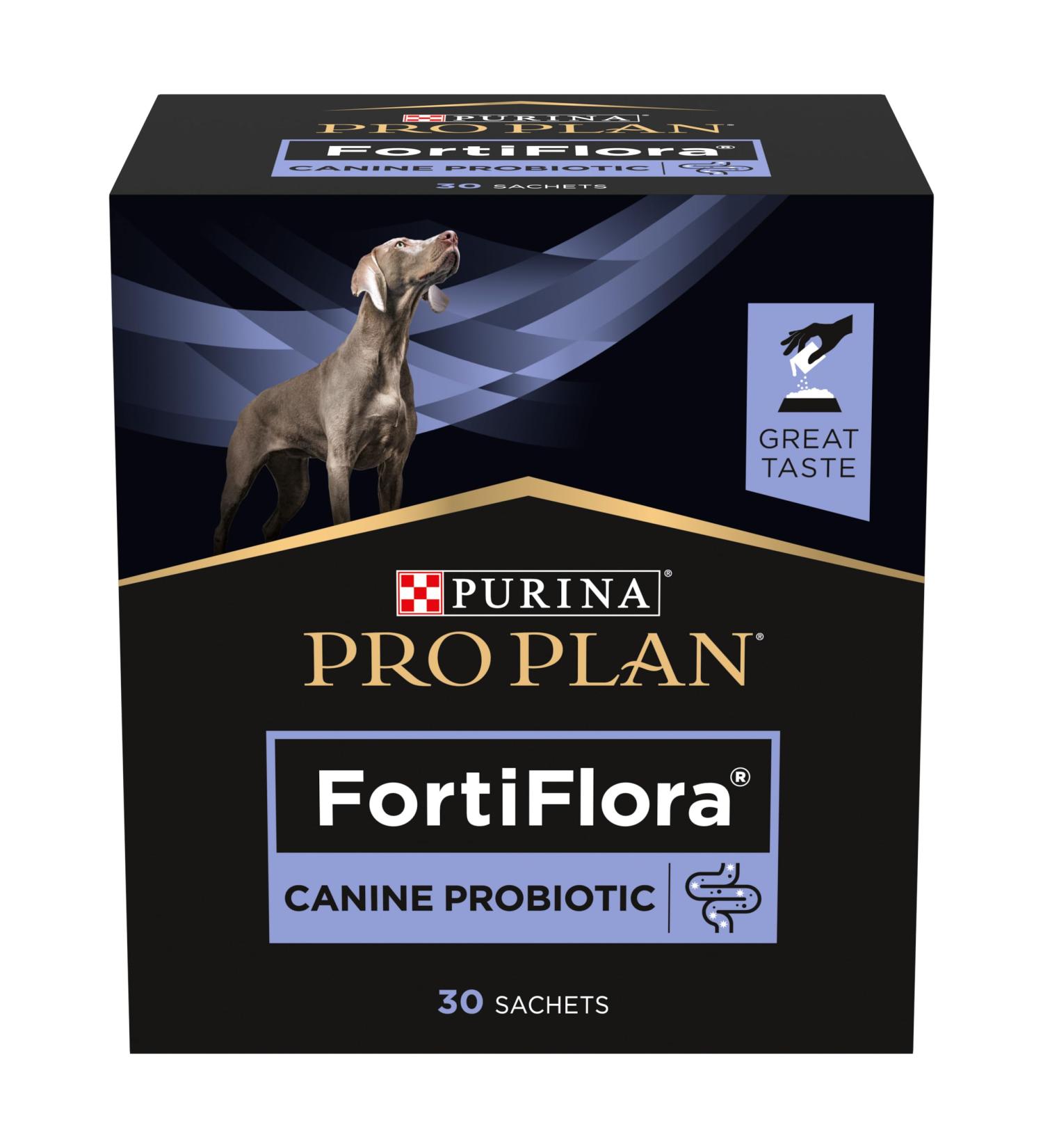Purina Pro Plan Canine FortiFlora Probiotic Supplement for Dogs - 30 Sachets - Support Digestive Health Boost Immunity & Enhance Gut Flora - Buy Online on GoSupps.com
