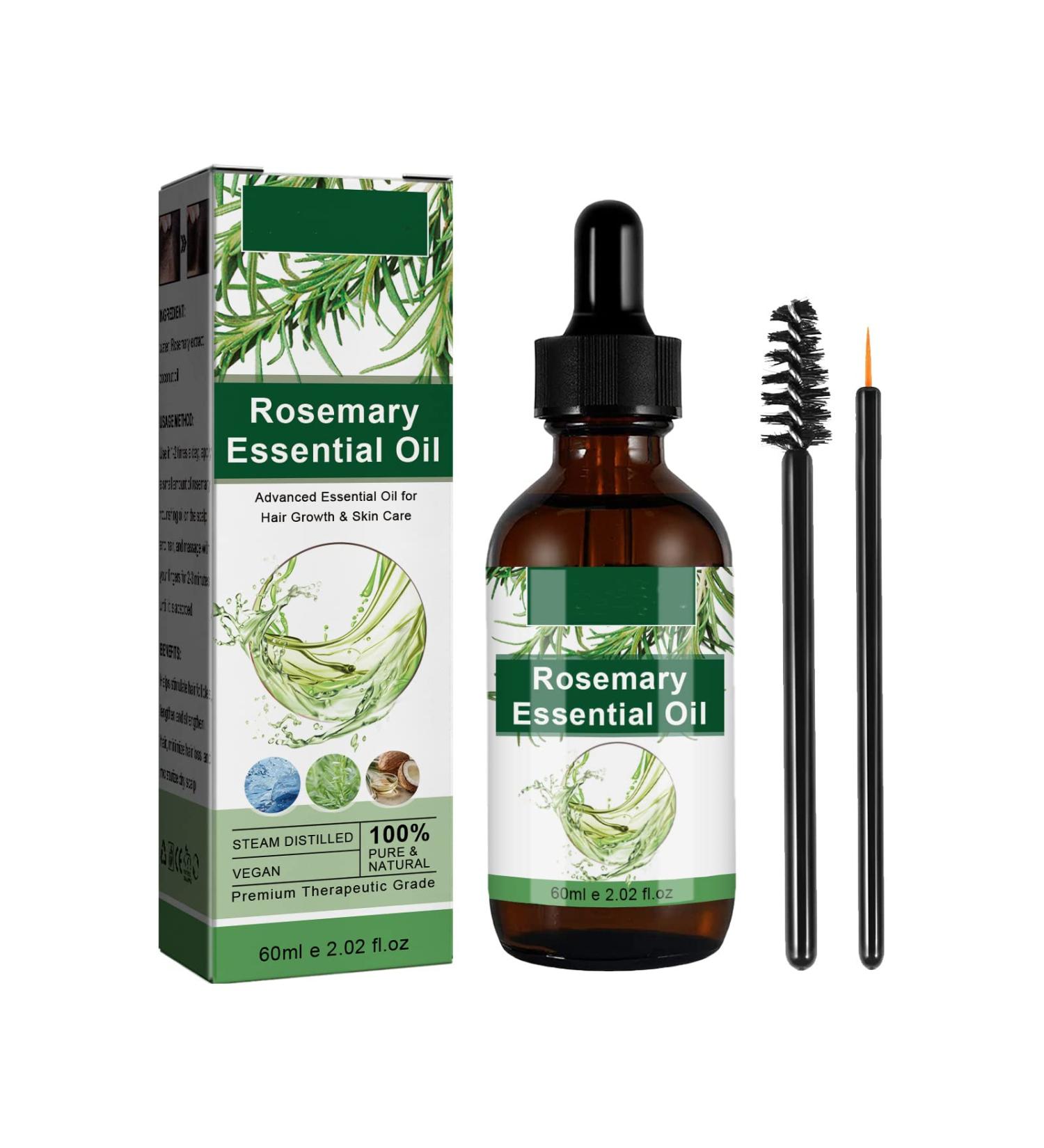 Rosemary Oil for Hair Growth Rosemary Oil for Skin Care Eyebrow and Eyelash Growth Nourishment Scalp & Dry Hair Strengthens Hair and Stimulates Hair Growth for Women Men(60 ML) - Buy Online on GoSupps.com