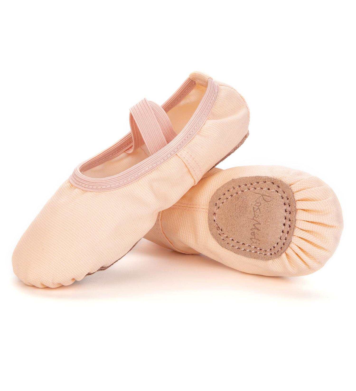 RoseMoli Canvas Ballet Slippers - Pink Dance Shoes for Girls, Toddlers, Kids & Women - Buy Online on GoSupps.com