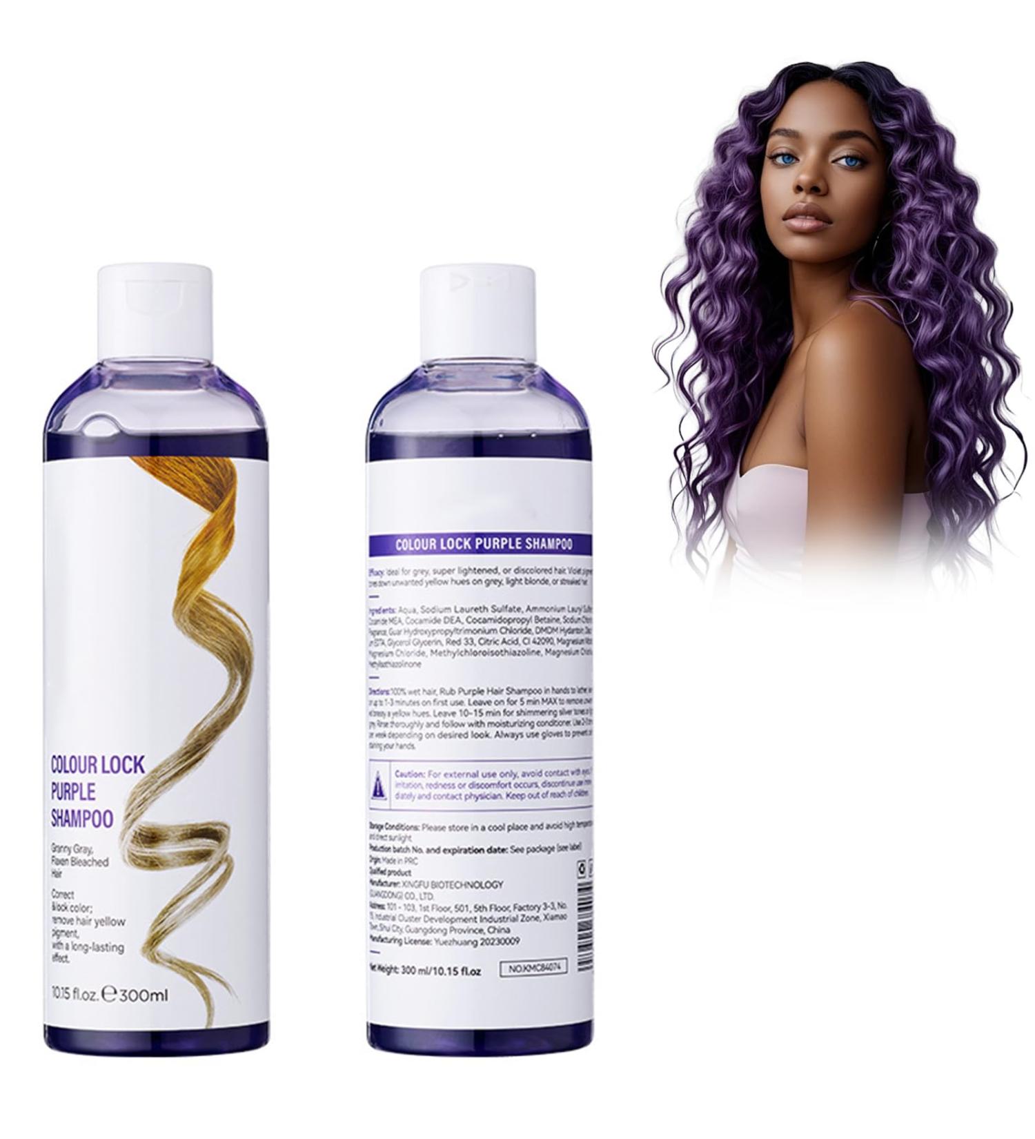 Zynewa Colour Lock Shampoo paars 300 ml paars 1 ml 1er Pack - Buy Online on GoSupps.com