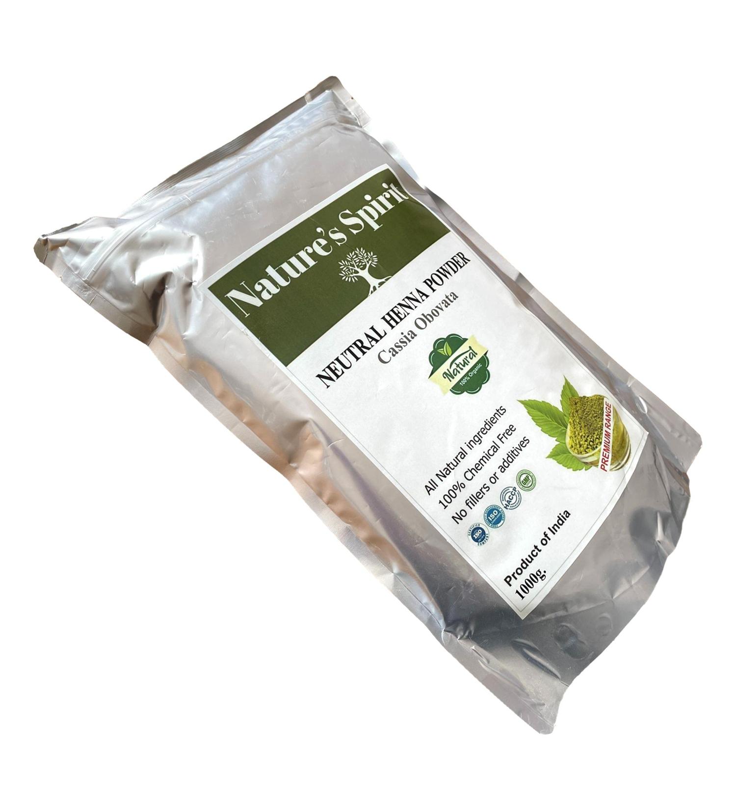 Natural Cassia Obovata-Neutral Henna Condition -Shine -Scalp (1000g) 1.00 kg (Pack of 1)