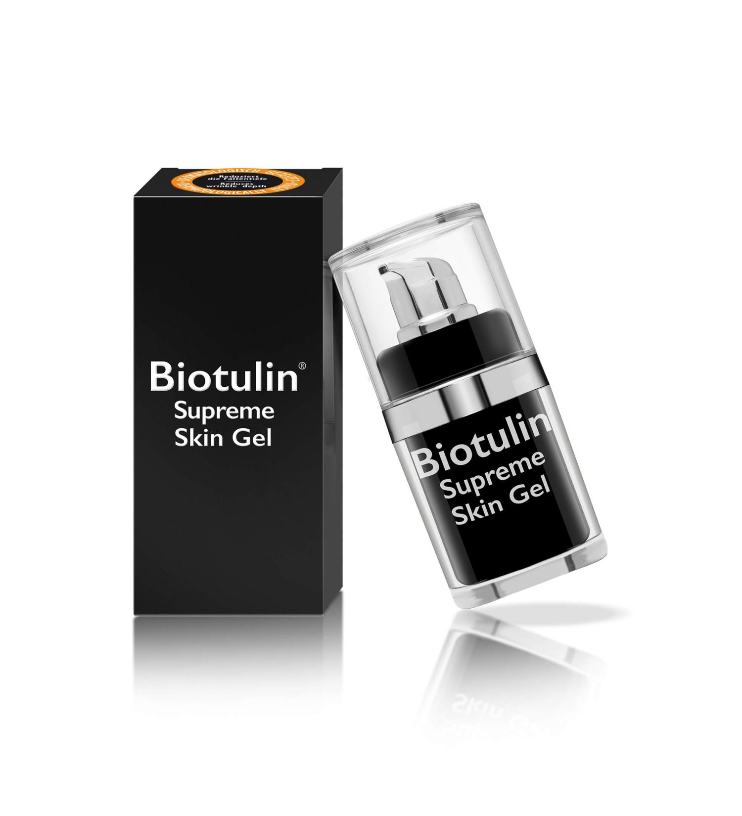 BIOTULIN Supreme Skin Gel | Anti-Aging Facial Lotion & Hyaluronic Acid Serum - Reduce Wrinkles & Revitalize Skin - Buy Online on GoSupps.com