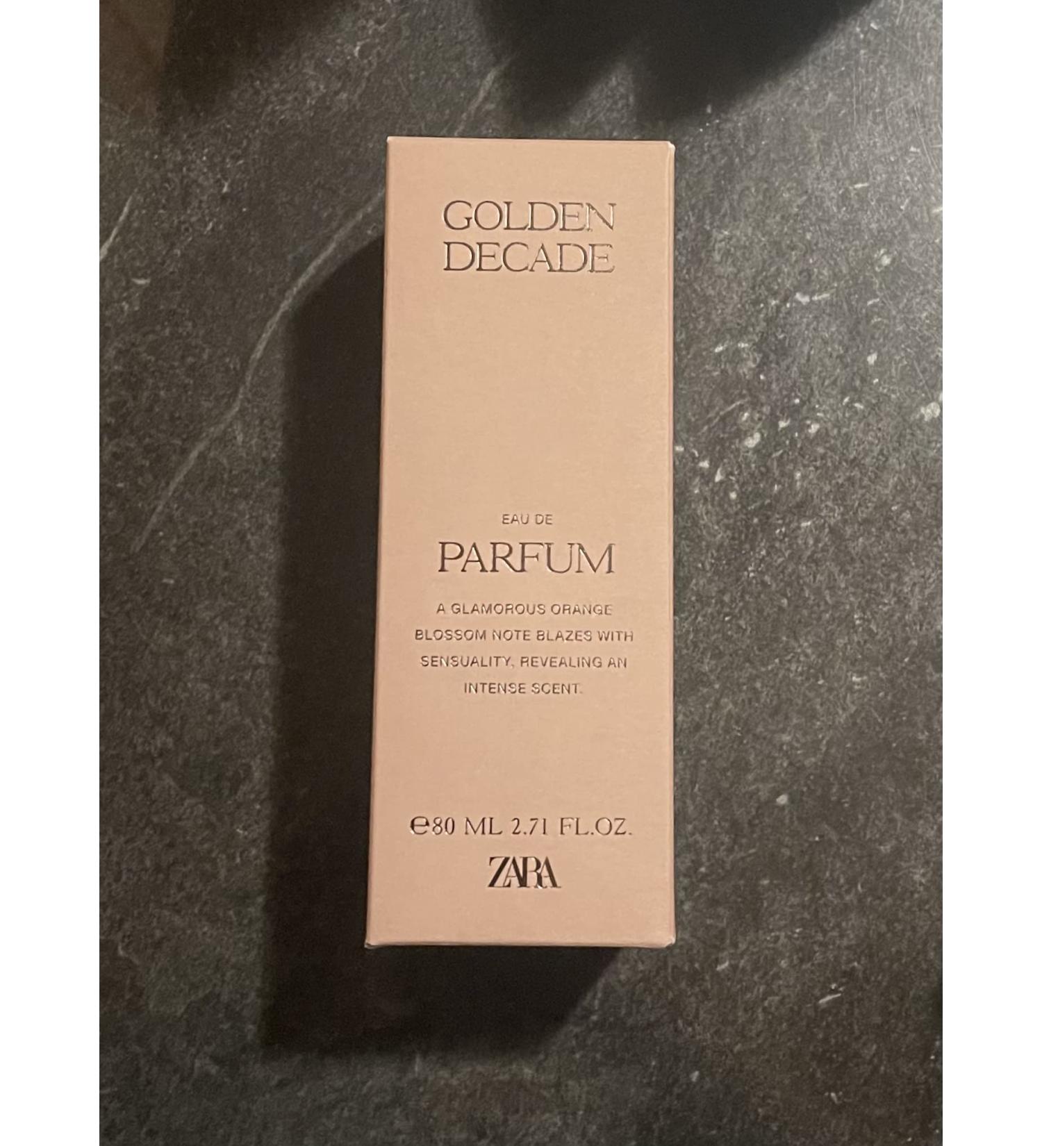 Zara GOLDEN DECADE EDP 80 ML GOLDEN DECADE EDP 80 ML (2.71 FL. OZ). Hypnotic Warm and Elegant Eau de Parfum
