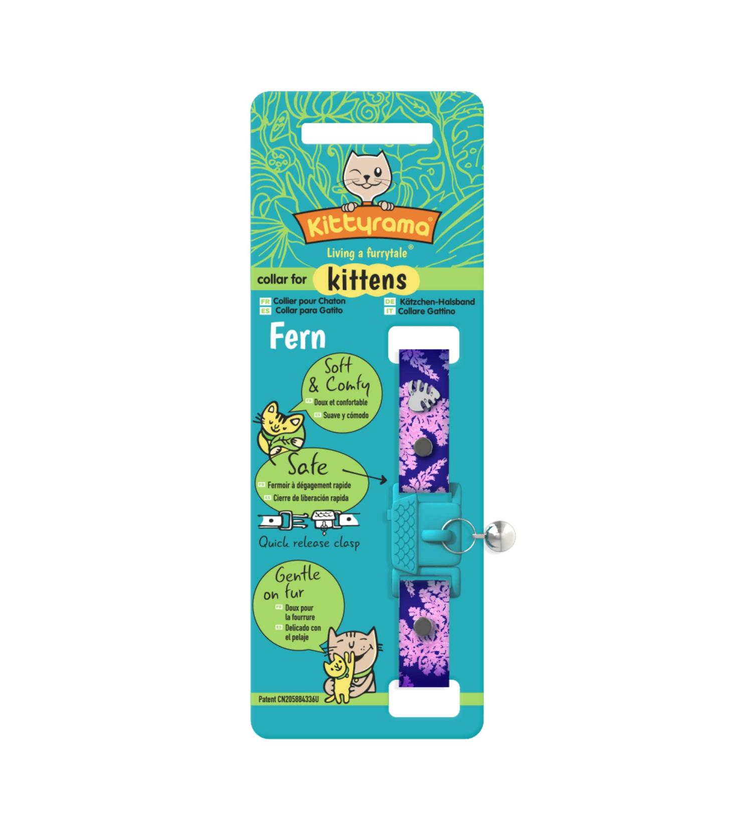 Kittyrama Botanical Collars for Cats & Kittens - Hypoallergenic Breakaway Veterinarian Approved | Comfort & Style for Your Feline Friends - Buy Online on GoSupps.com