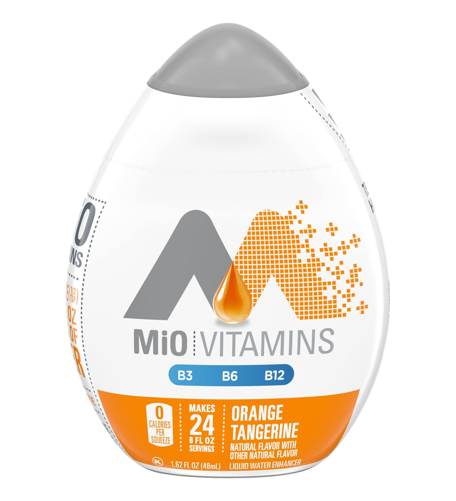 Mio Vitamins Liquid Water Enhancer Orange Tangerine 1.62 OZ 8-Pack - 1.62 Fl Oz (Pack of 8) - Buy Online on GoSupps.com