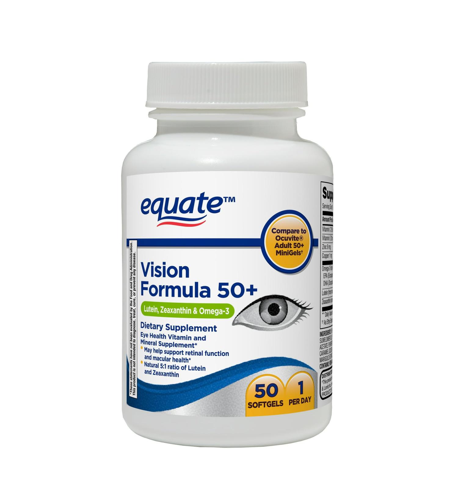 Convergence Vision Formula 50+ Soft gels Dietary Supplement 50 Count - Buy Online on GoSupps.com