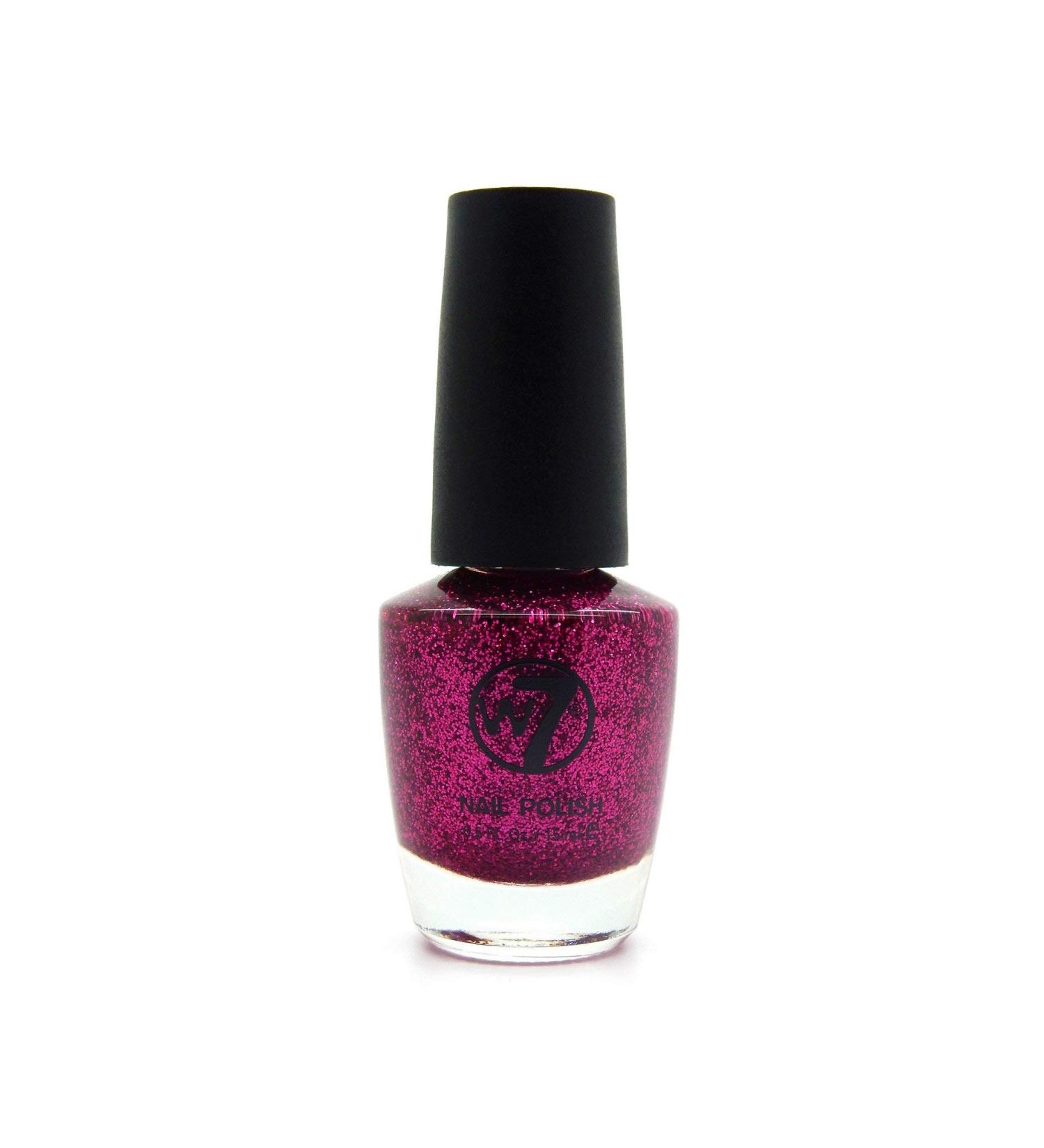W7 Cosmetics Nail Polish Number 7 Pink Dazzle 15 ml