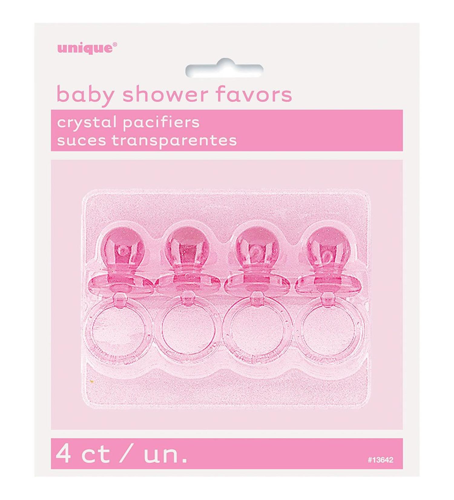 Unique Crystal Baby Pacifier Favors  2  Pink Pink 2