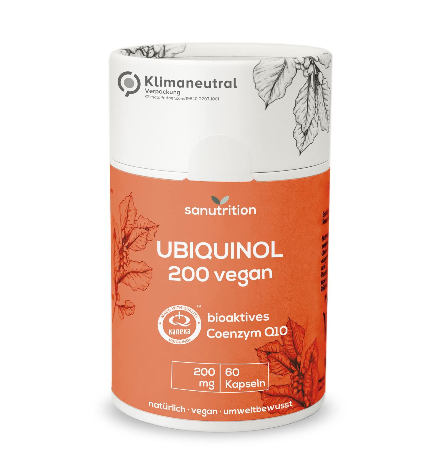 Buy Kaneka Ubiquinol 200 mg | 60 Vegan Capsules | Bioactive Coenzyme Q10 | Eco-Friendly Packaging - Worldwide Shipping - Buy Online on GoSupps.com