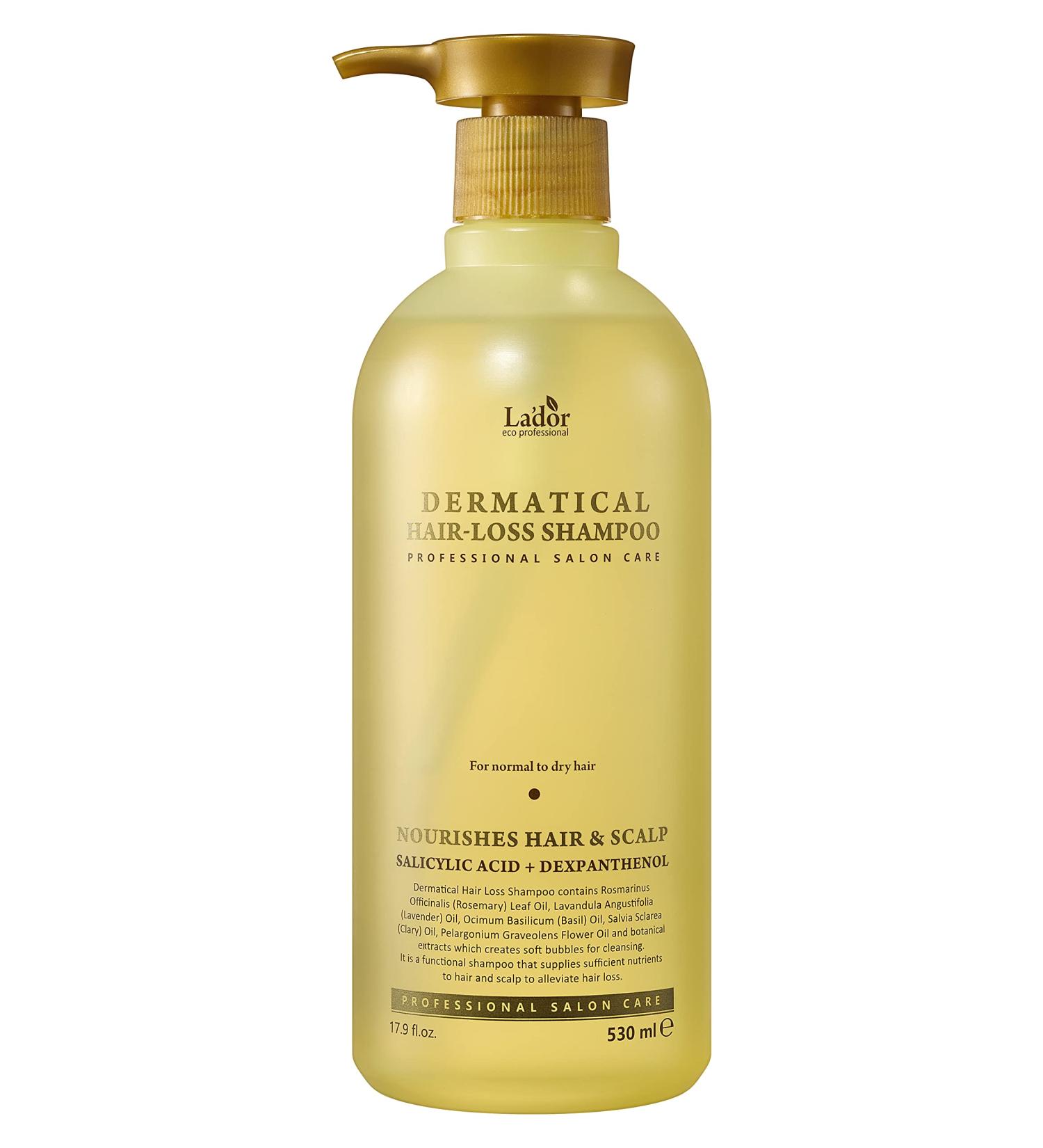 LA'DOR Dermatical Hair-Loss Shampoo - 17.9 fl.oz. Salicylic Acid & Dexpanthenol for Normal to Dry Hair - Buy Online on GoSupps.com