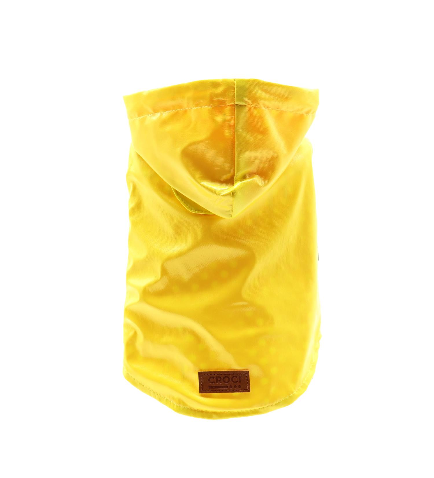 Shop Croci C7274473 Lemon Raincoat - Durable 35 cm Raindrop Design for Dogs - International Shipping Available - Buy Online on GoSupps.com