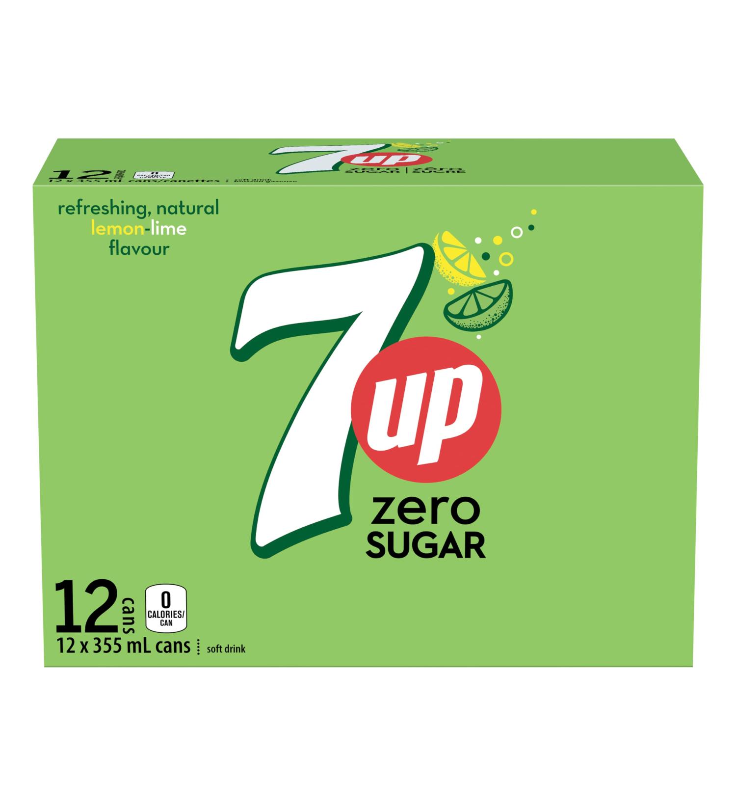 7UP Zero 12x355ml - Buy Online on GoSupps.com