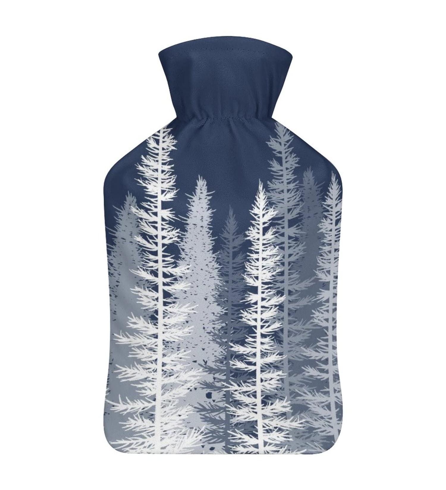 Hot Water Bottle with Lid - Christmas Tree Design | Pain Relief & Cramps | Foot Warmer | Hot & Cold Therapy - Buy Online on GoSupps.com