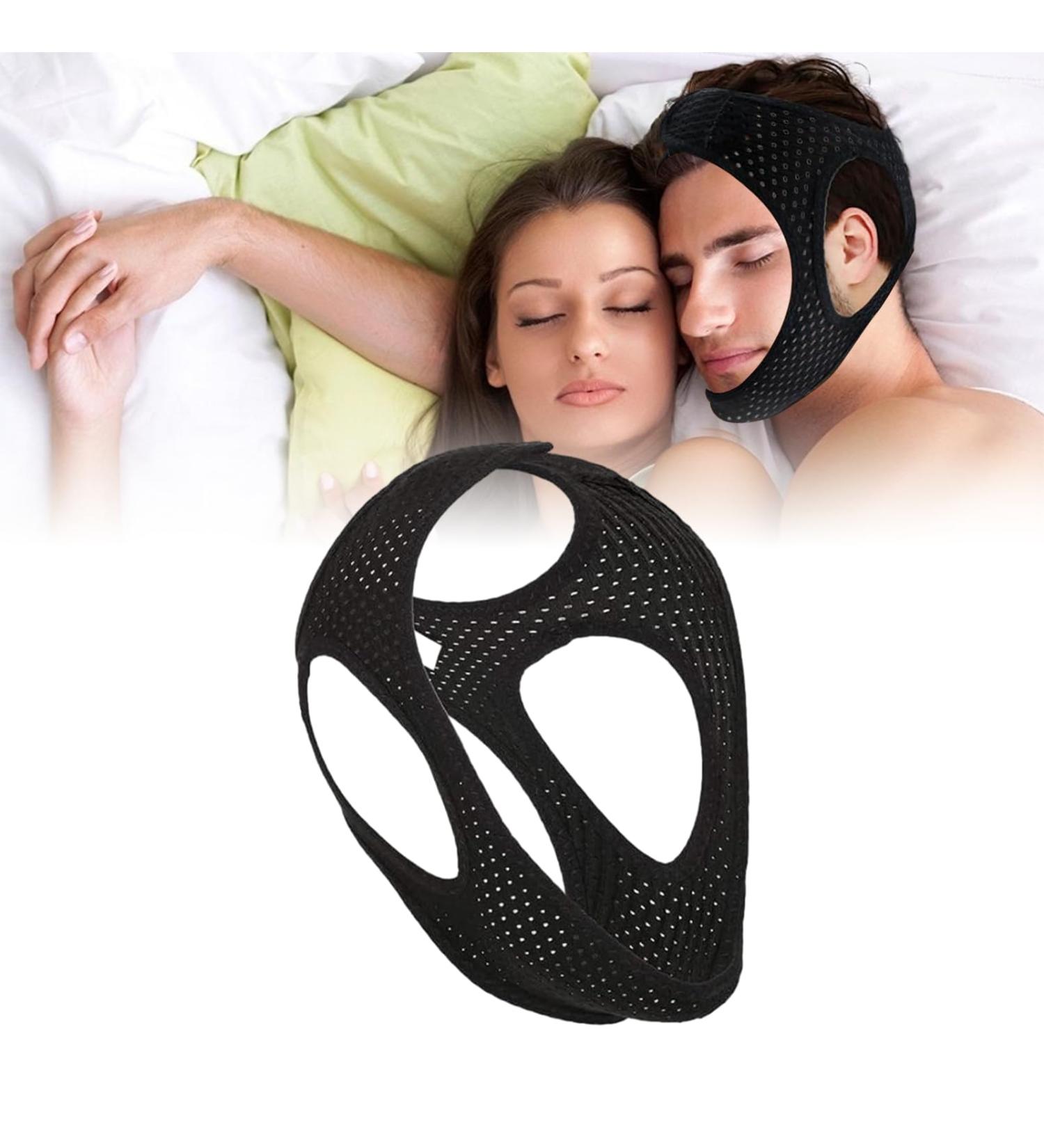 Anti Snoring Chin Straps | Adjustable & Breathable Sleep Apnea Solutions for Men & Women - Buy Online on GoSupps.com