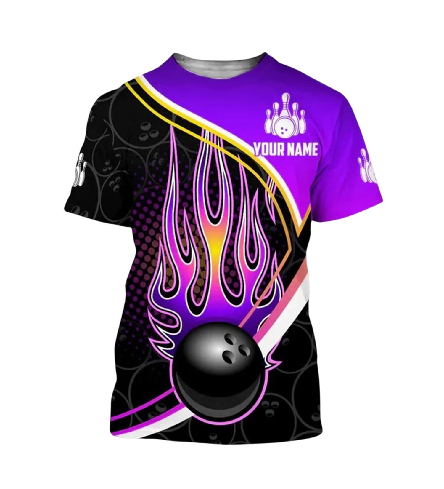 Customized Name Bowling Collection | Personalized 3D Bowling Shirts for Men & Women | Team Bowling Gifts - Style08 - Buy Online on GoSupps.com