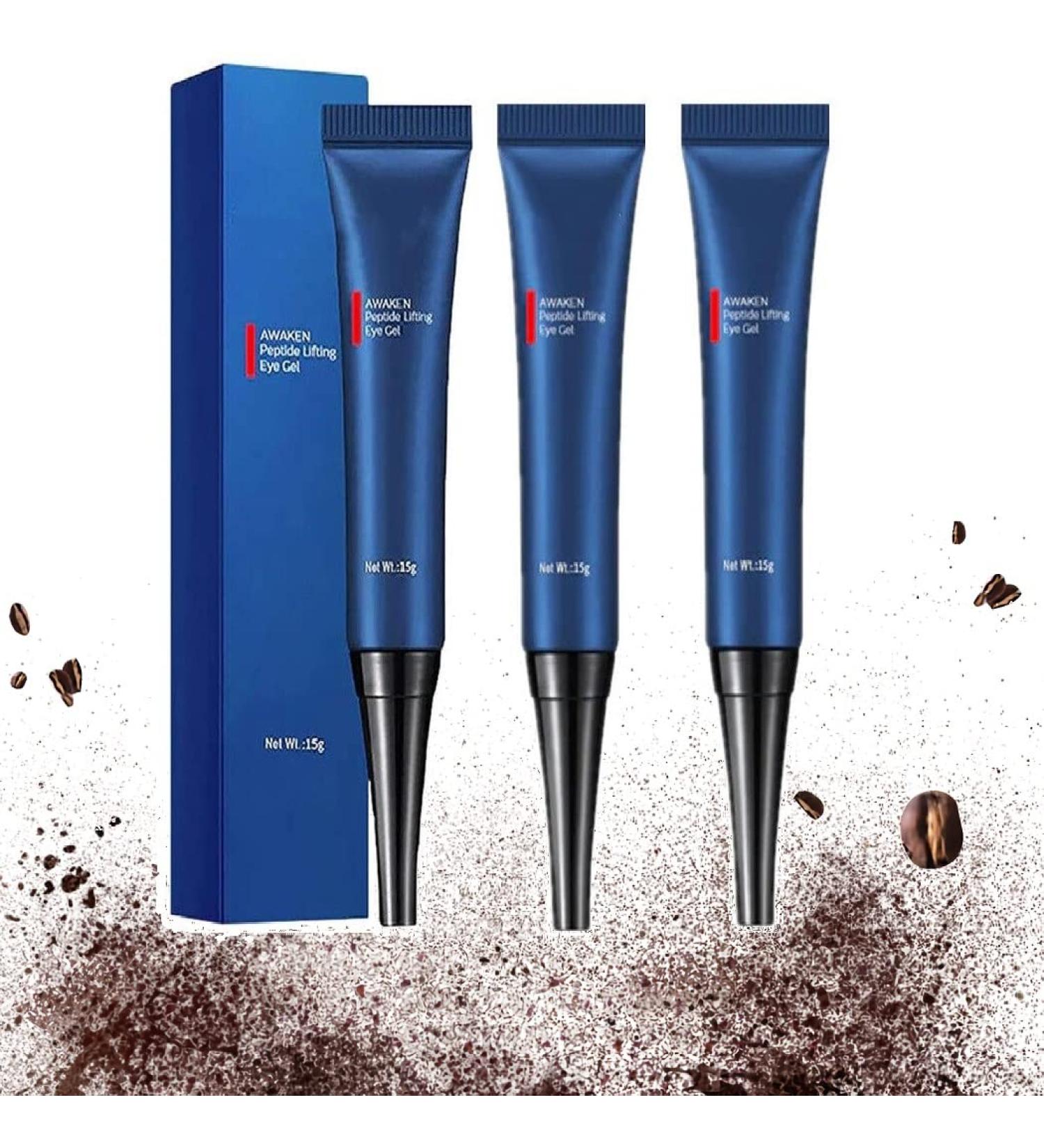 OPENEYES Awaken Peptide Lifting Eye Gel Openeyes Peptide Eye Gel Open Eyes Peptide Openeyes Lifting Eye Gel Men Eye Cream for Dark Circles and Puffiness (3Pcs) - Buy Online on GoSupps.com