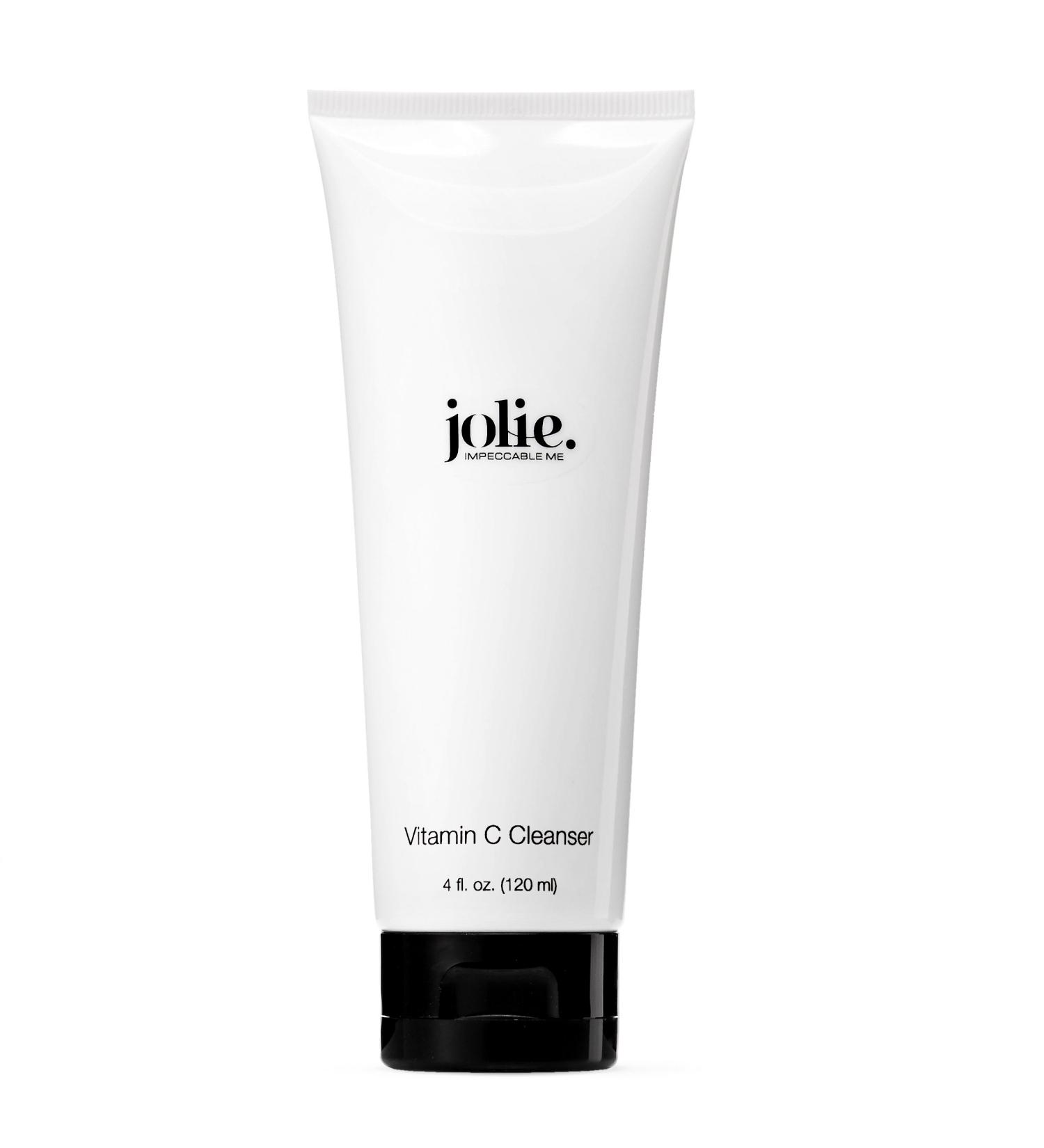 Jolie Vitamin C Cleanser - Brightening Daily Facial Gel Wash with Exfoliating Beads for Radiant Skin | International Shipping Available - Buy Online on GoSupps.com