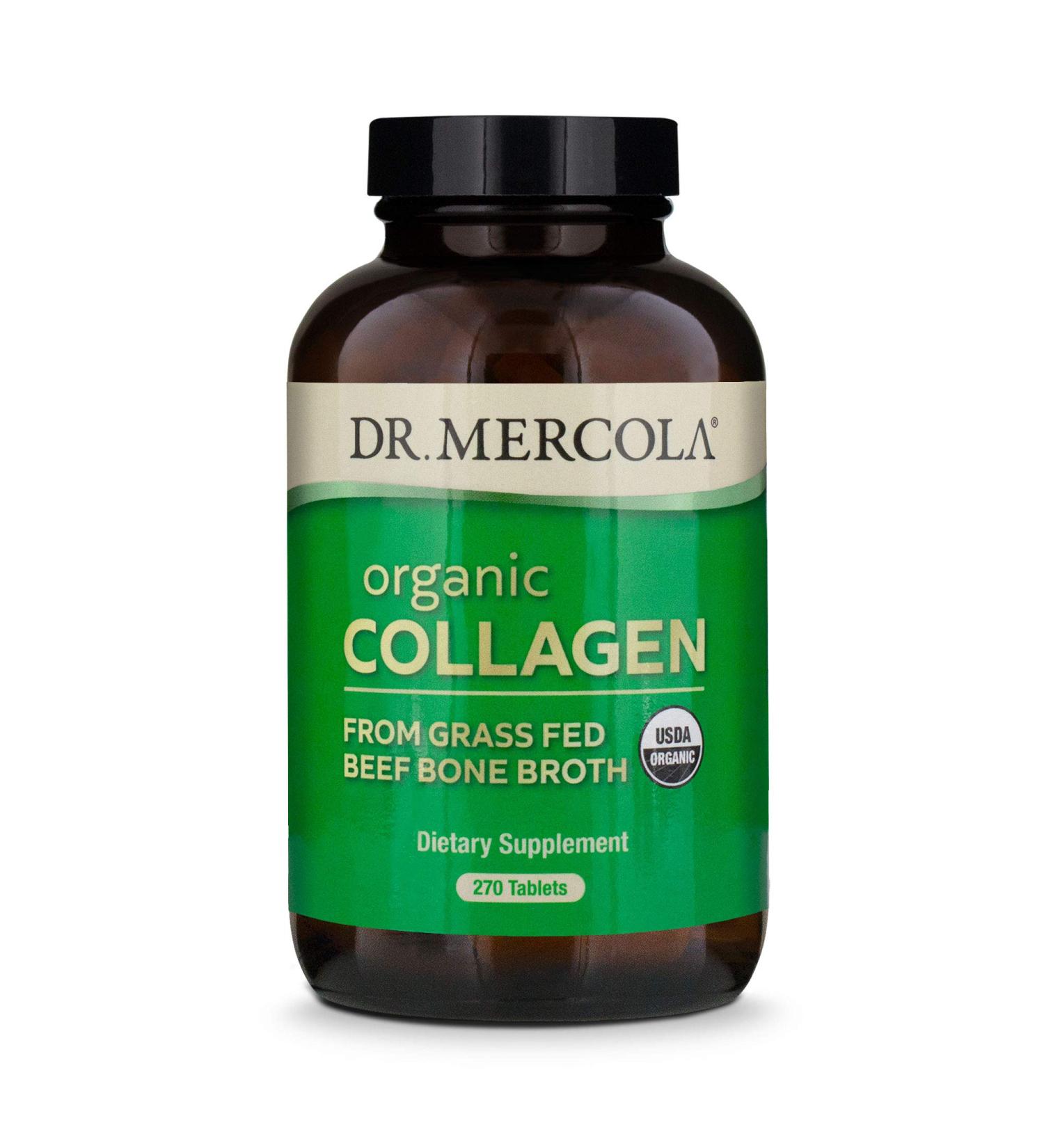 Dr. Mercola Organic Collagen 90 Tablets - Premium Natural Supplement for Healthy Skin - Buy Online on GoSupps.com